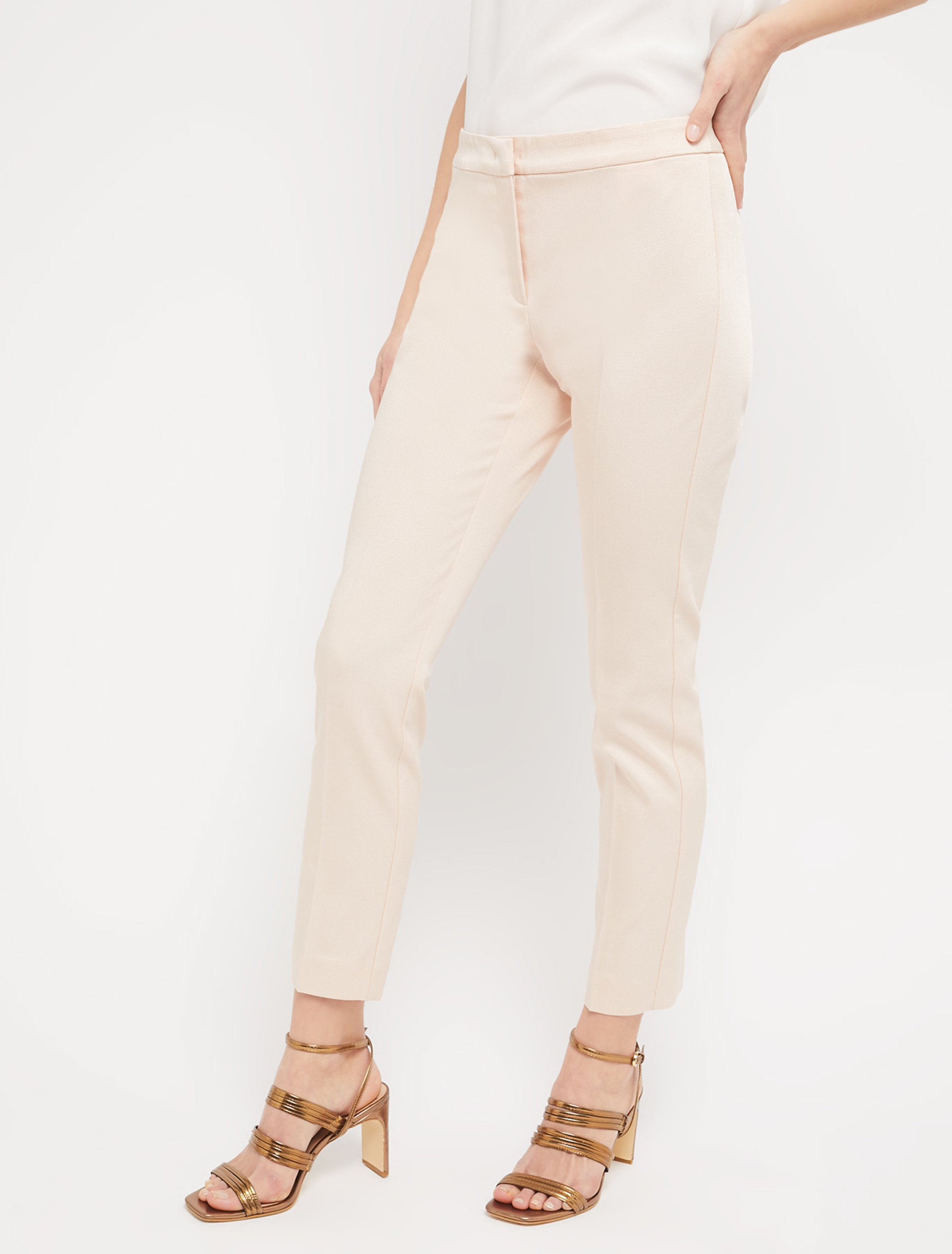 Slim faille trousers, pink - Pennyblack Slim faille trousers - pink - pennyblack