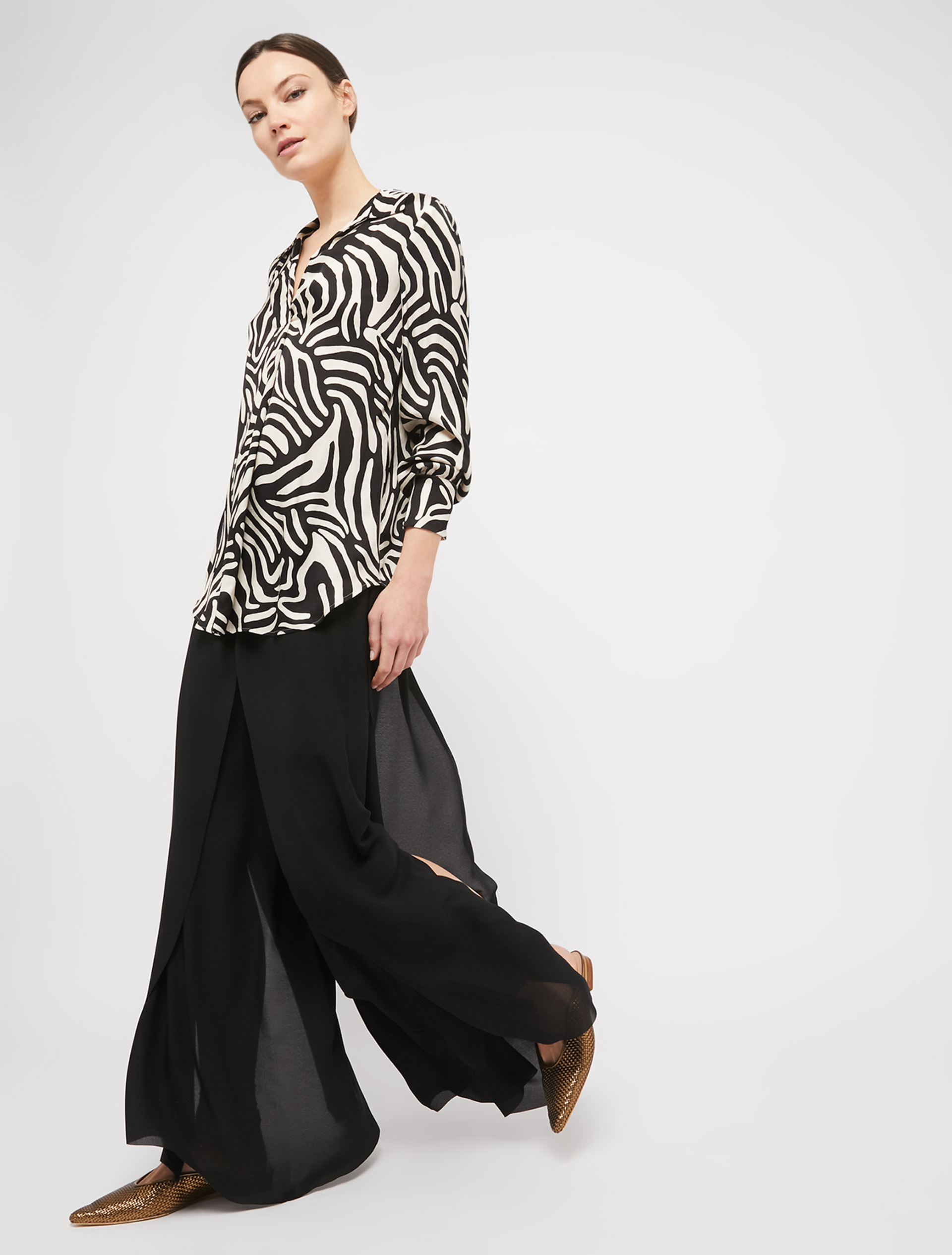 Georgette culottes, black - Pennyblack Georgette culottes - black - pennyblack
