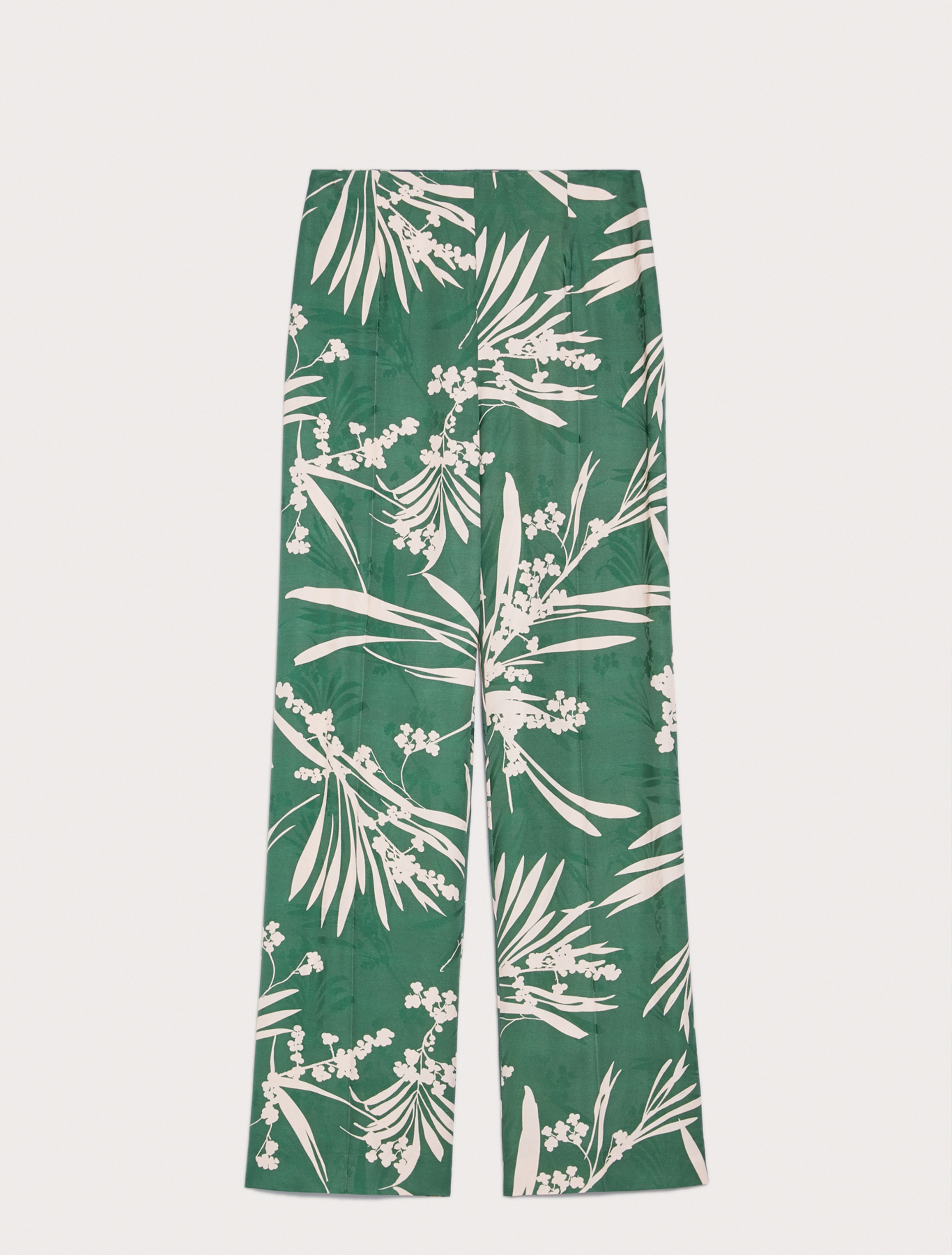 Jacquard patterned trousers, sage green pattern - Pennyblack Jacquard patterned trousers - sage green pattern - pennyblack