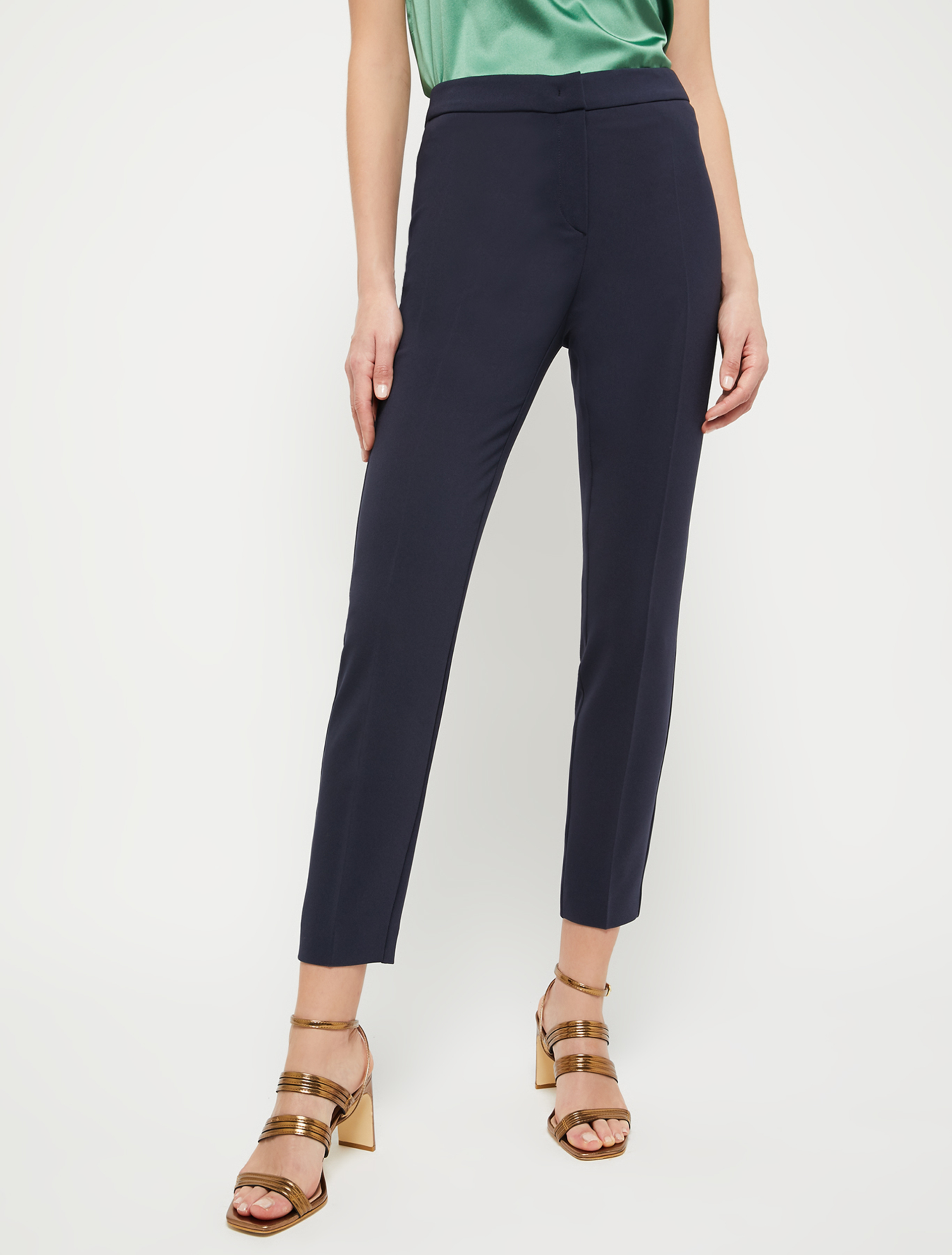 Slim cady trousers, navy blue - Pennyblack Slim cady trousers - navy blue - pennyblack