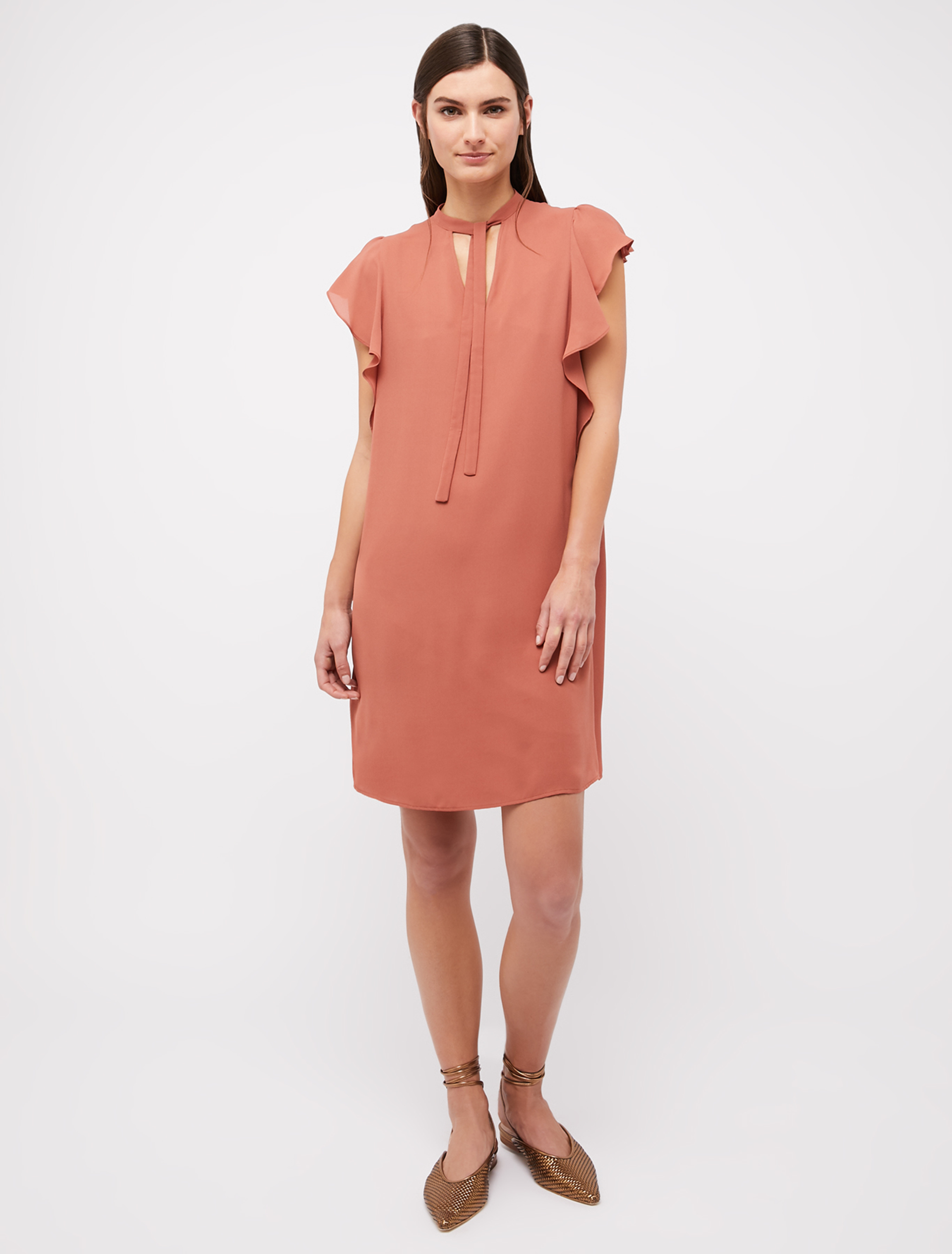 Georgette tunic dress, bronze - Pennyblack Georgette tunic dress - bronze - pennyblack