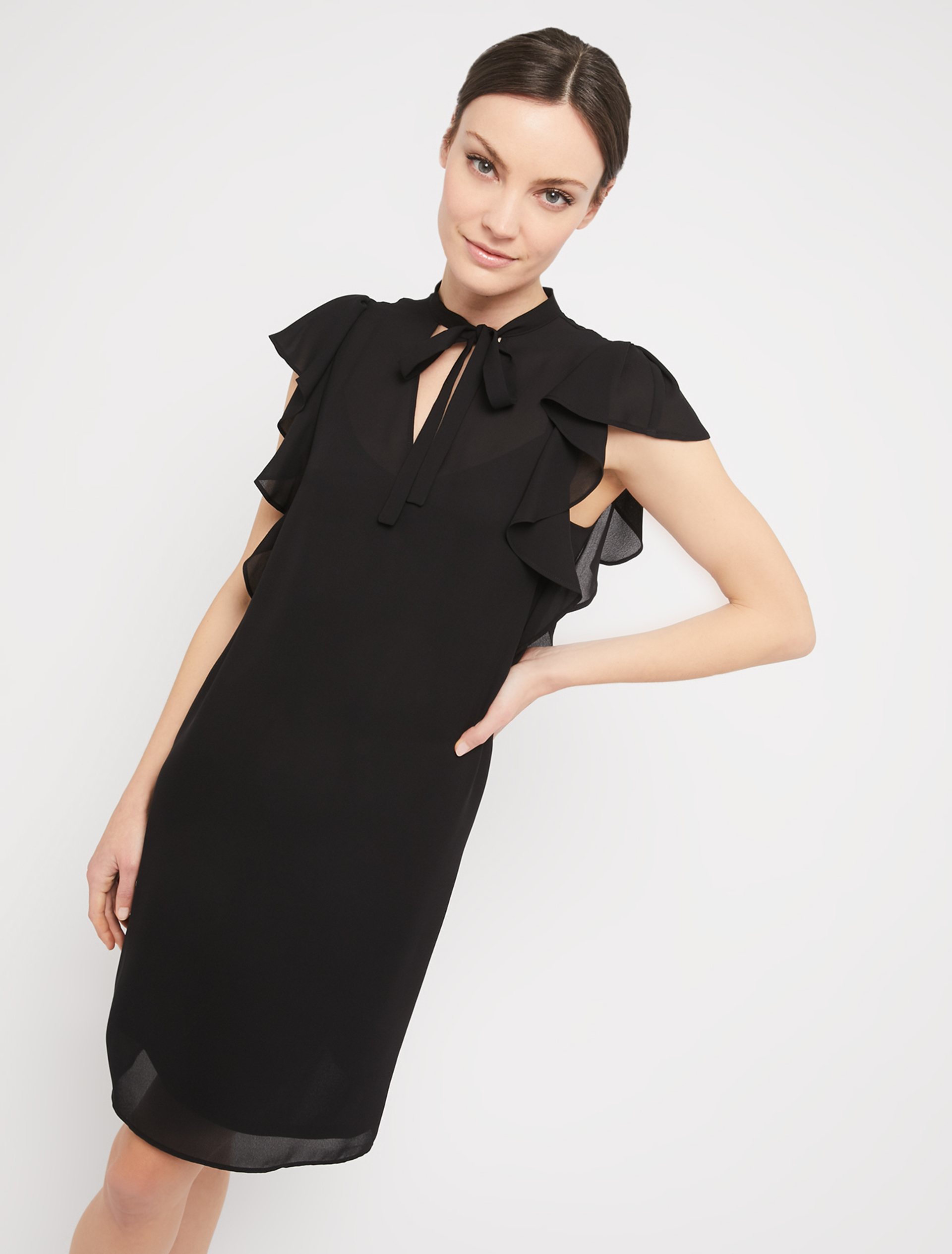 Georgette tunic dress, black - Pennyblack Georgette tunic dress - black - pennyblack