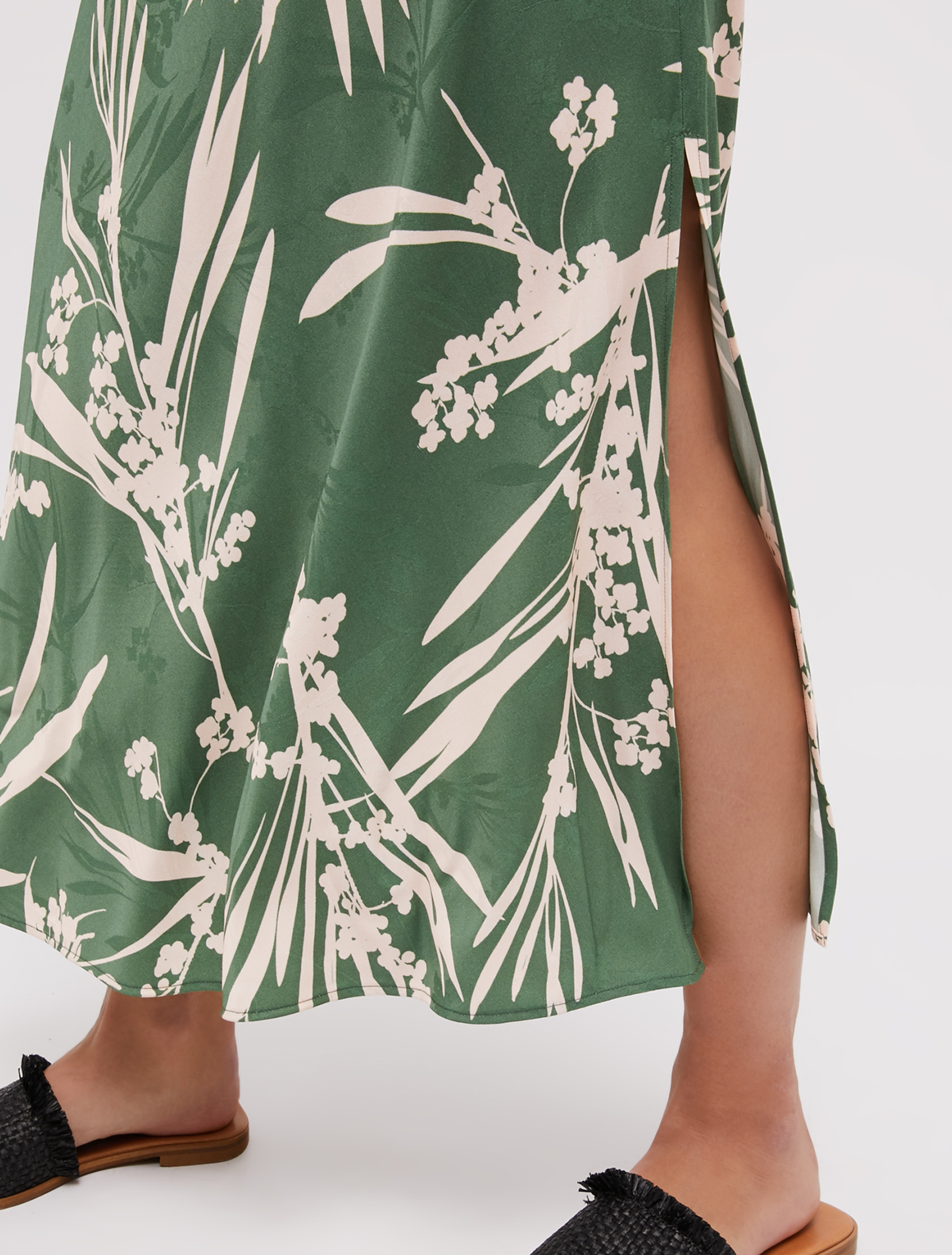 Patterned jacquard dress, sage green pattern - Pennyblack Patterned jacquard dress - sage green pattern - pennyblack