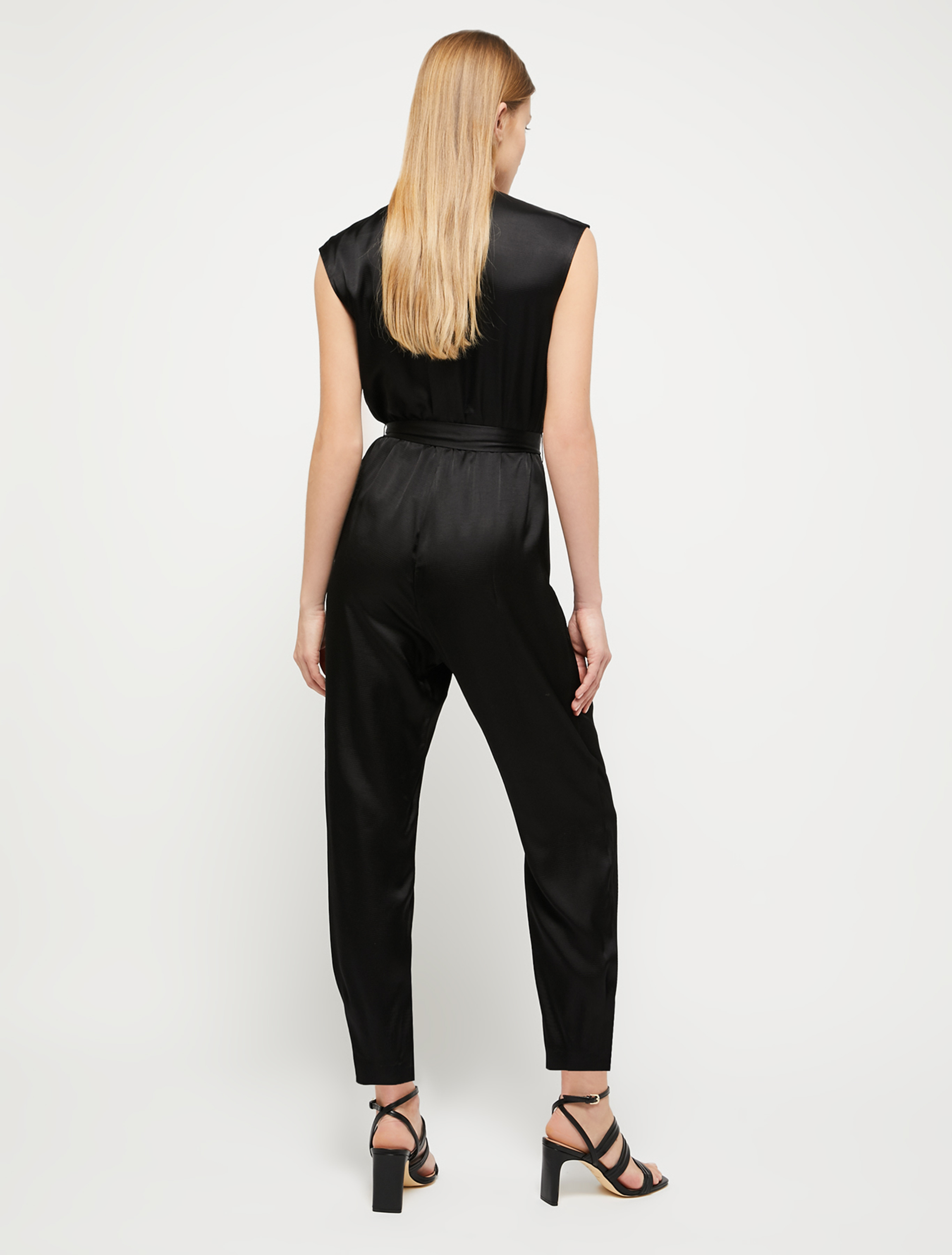 Fluid satin jumpsuit, black - Pennyblack Fluid satin jumpsuit - black - pennyblack