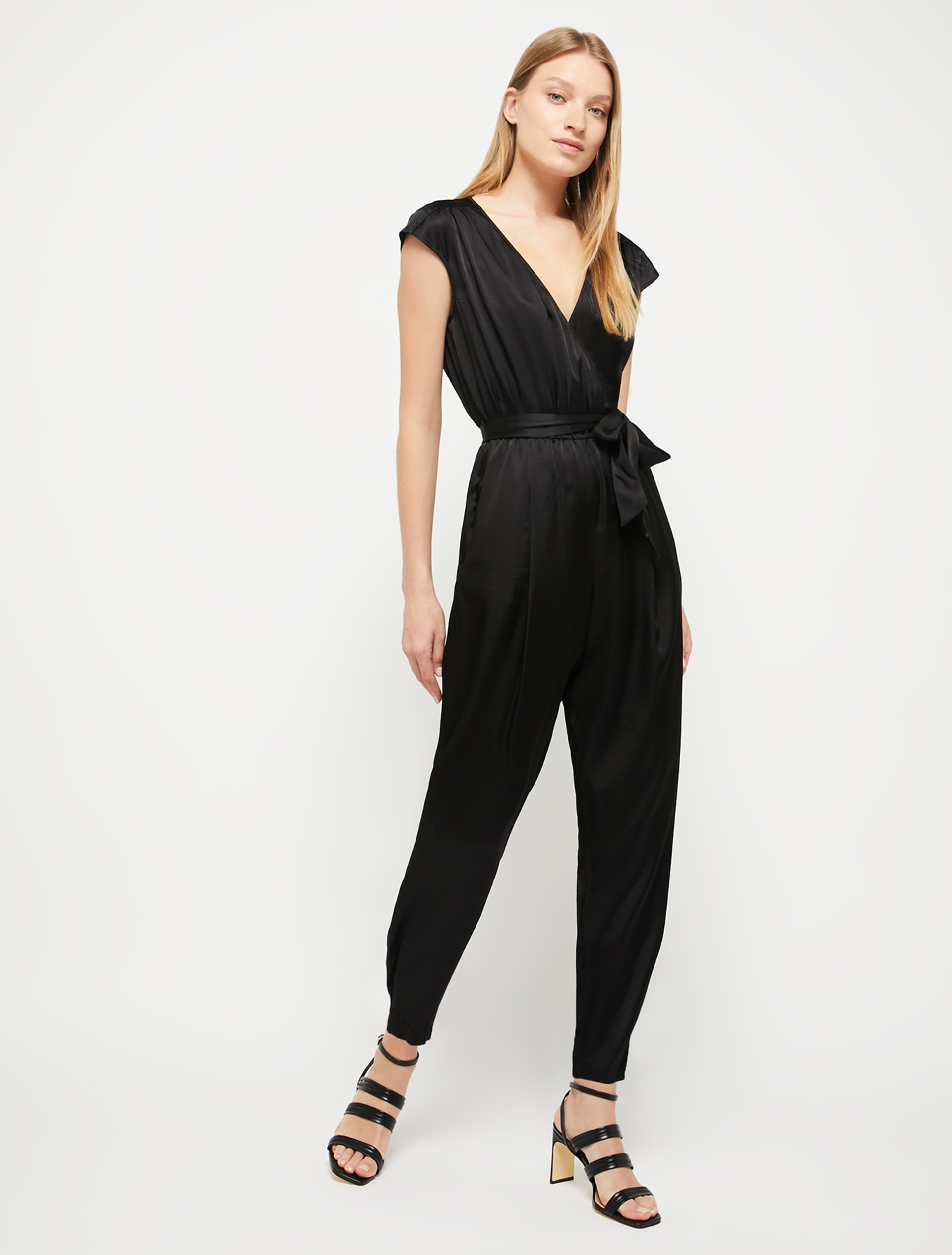 Fluid satin jumpsuit, black - Pennyblack Fluid satin jumpsuit - black - pennyblack