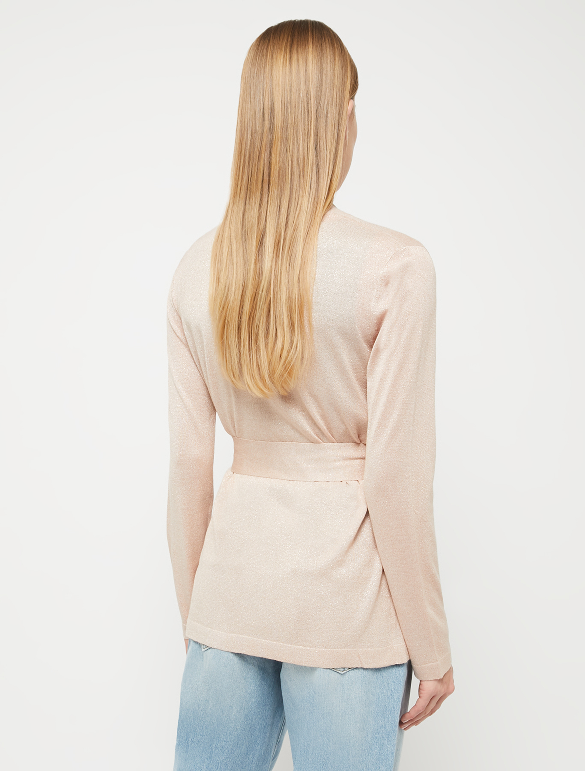 Lamé tricot cardigan, pink - Pennyblack Lamé tricot cardigan - pink - pennyblack
