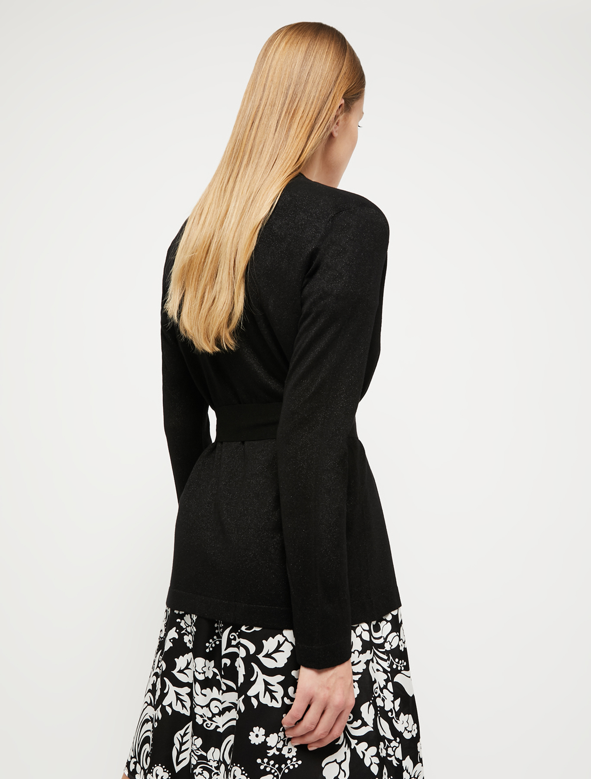 Lamé tricot cardigan, black - Pennyblack Lamé tricot cardigan - black - pennyblack