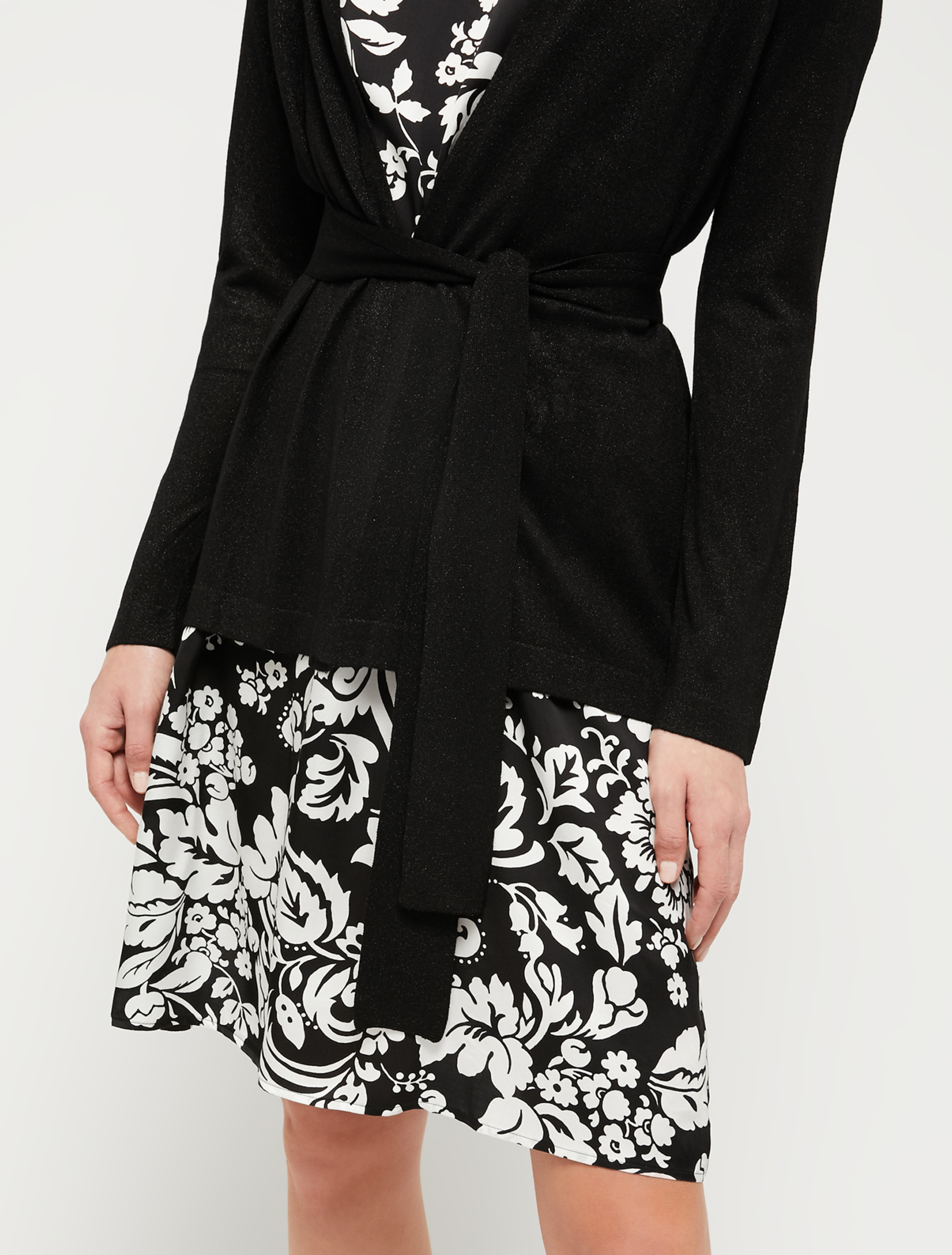Lamé tricot cardigan, black - Pennyblack Lamé tricot cardigan - black - pennyblack