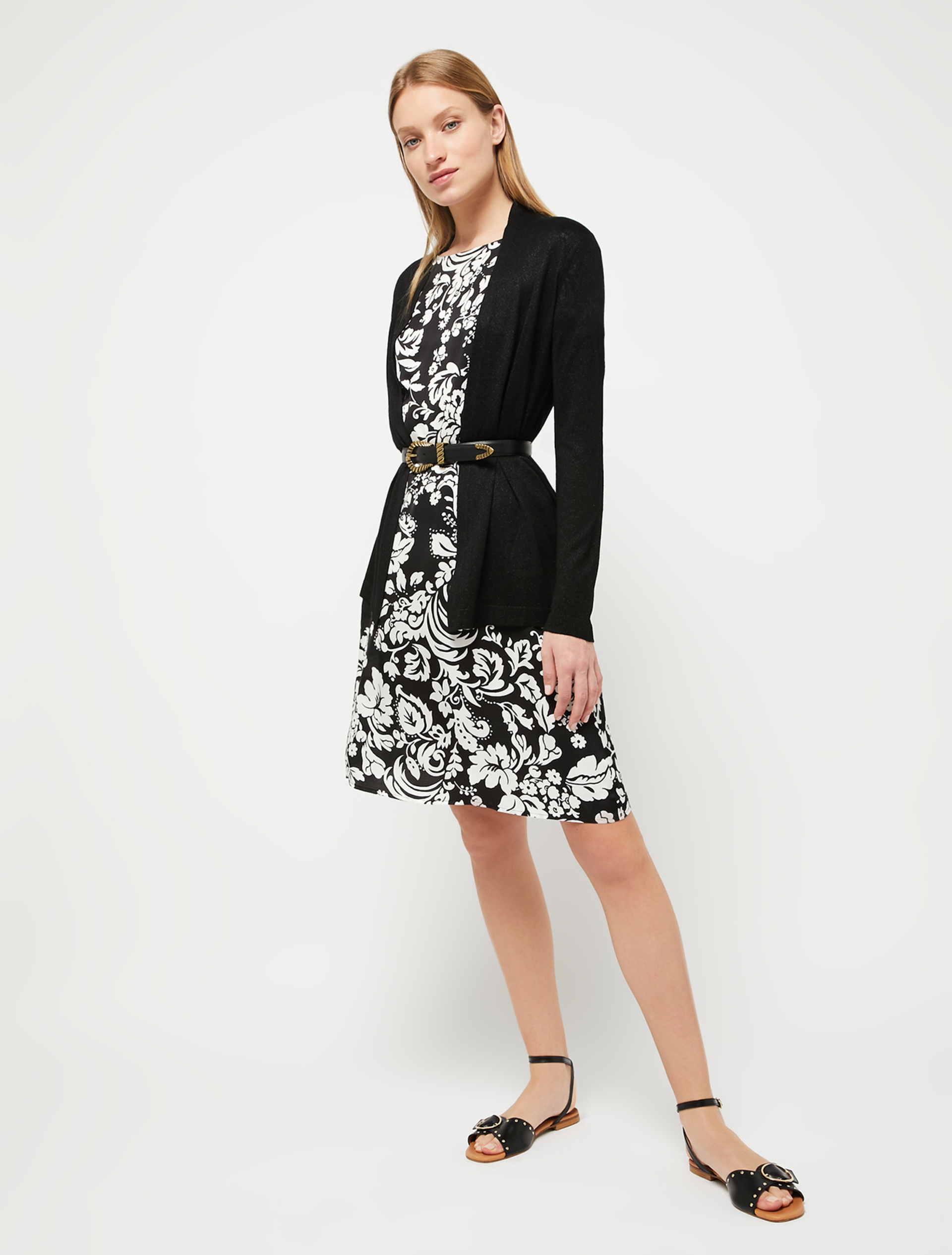 Lamé tricot cardigan, black - Pennyblack Lamé tricot cardigan - black - pennyblack