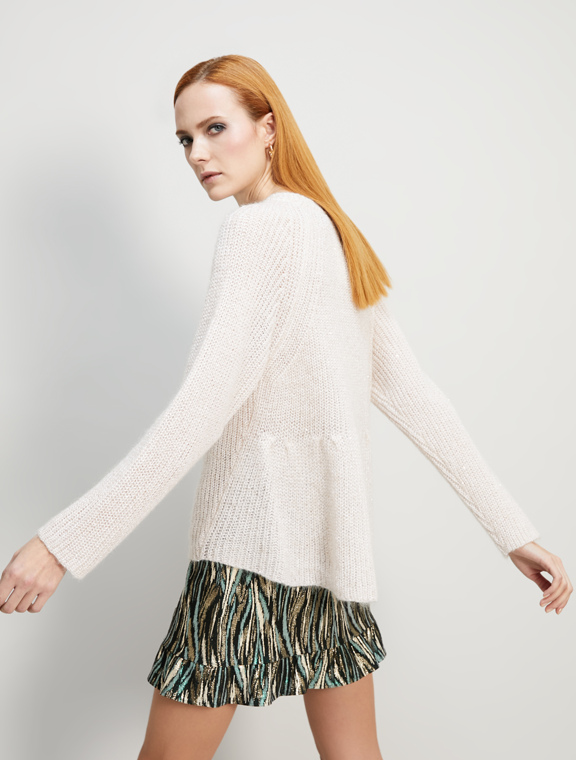 Jumper with jewel buttons, ivory - Pennyblack Jumper with jewel buttons - ivory - pennyblack