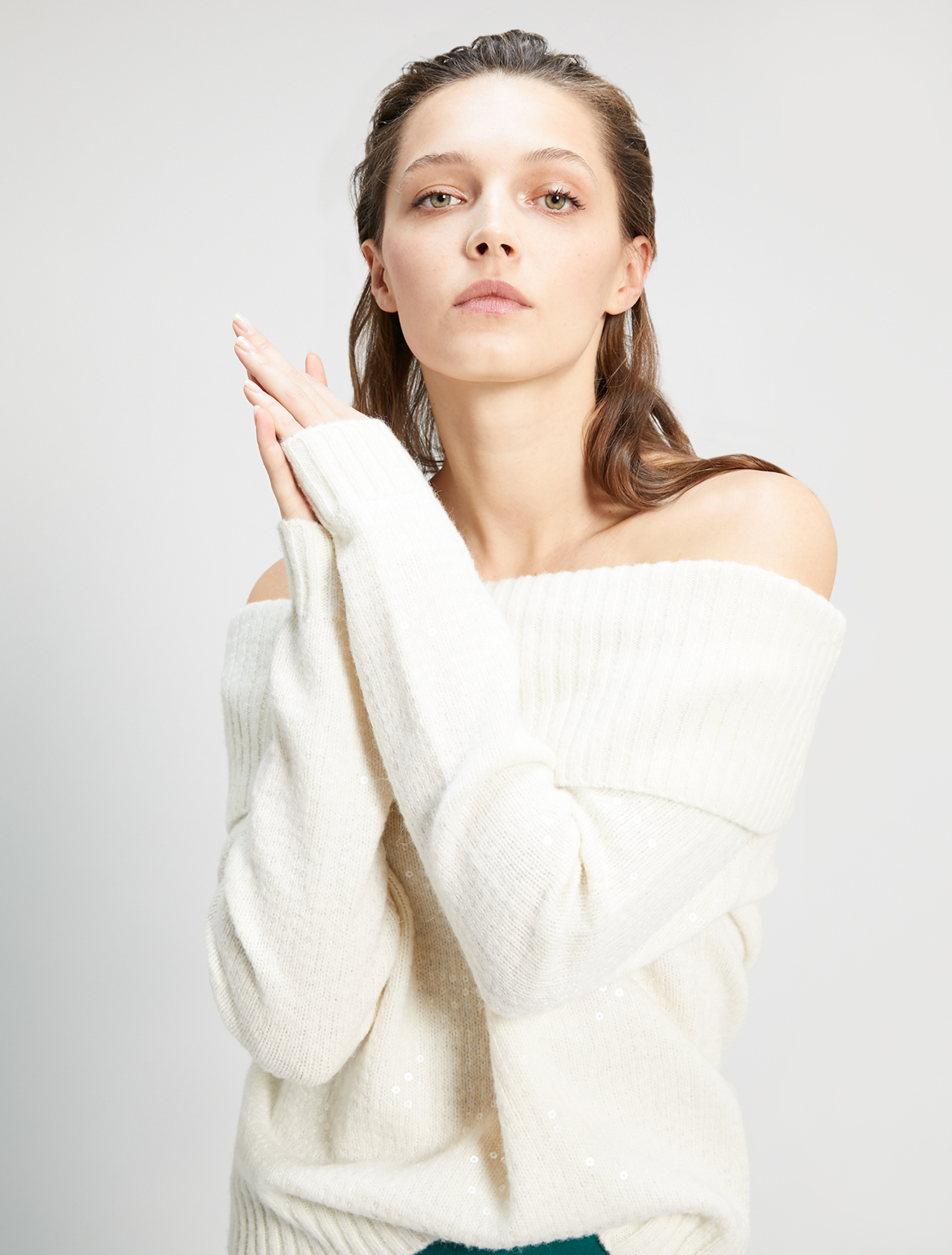 Sequinned jumper, white - Pennyblack Sequinned jumper - white - pennyblack