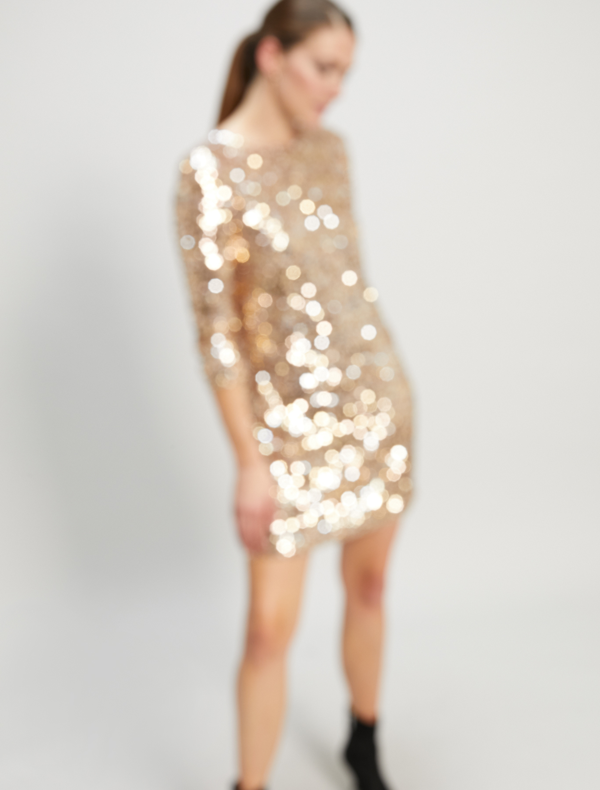 Sequinned dress, gold pattern - Pennyblack Sequinned dress - gold pattern - pennyblack