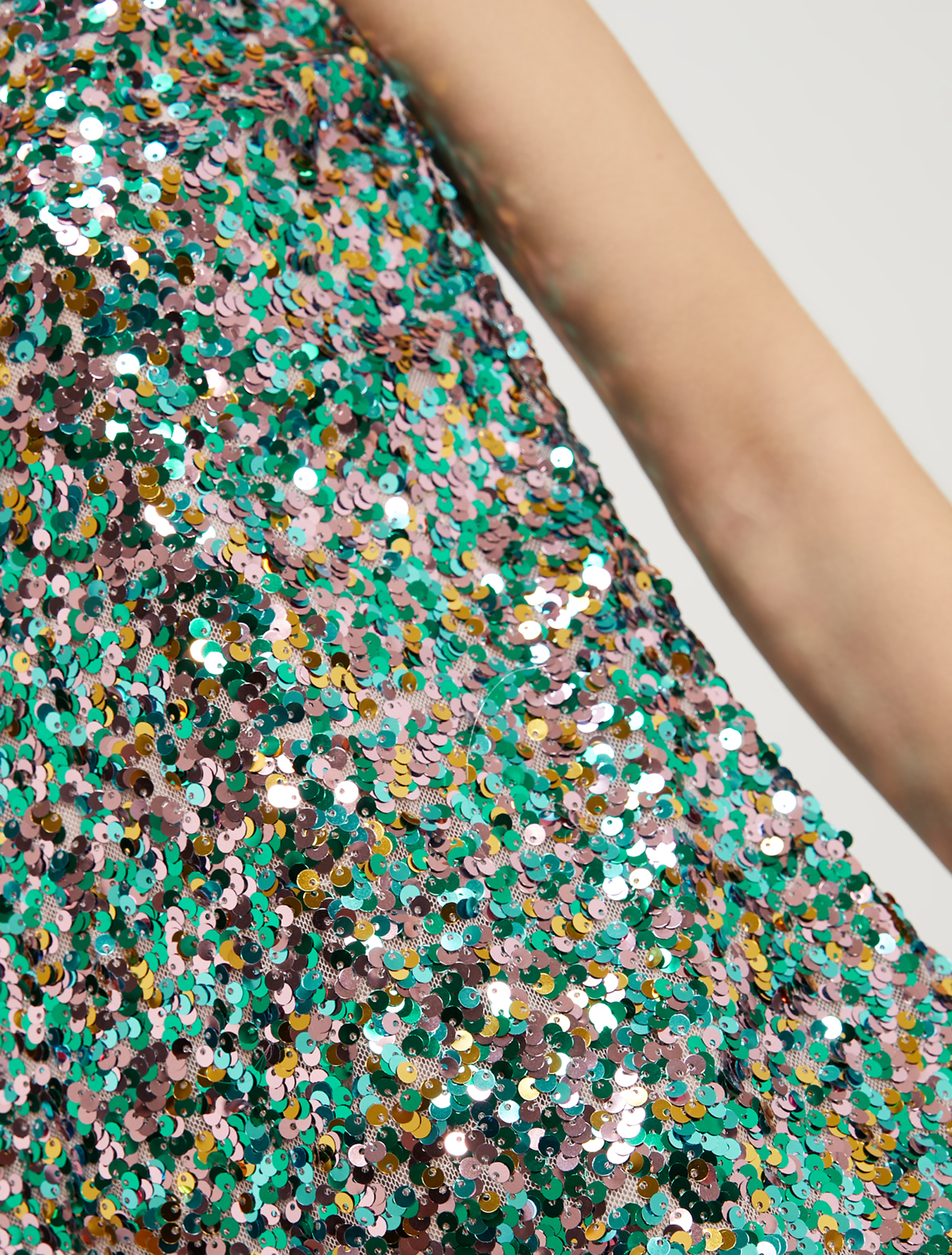Sequinned top, turquoise pattern - Pennyblack Sequinned top - turquoise pattern - pennyblack