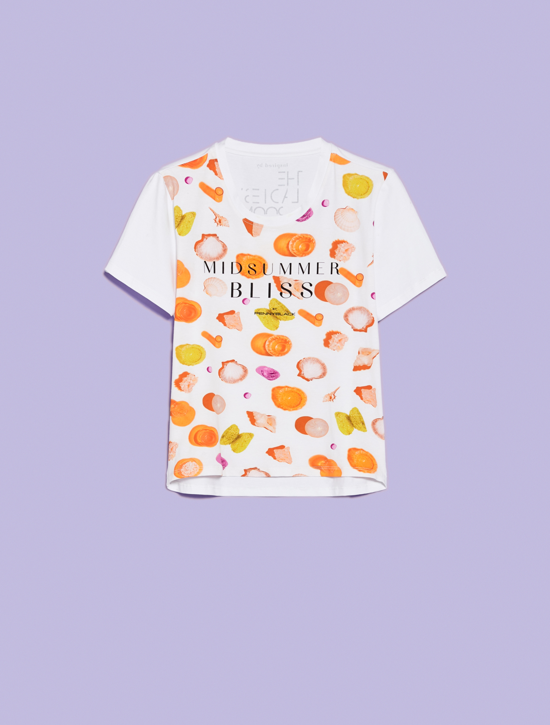 Stretch-cotton slim T-shirt, white - Pennyblack Stretch-cotton slim T-shirt - white - pennyblack