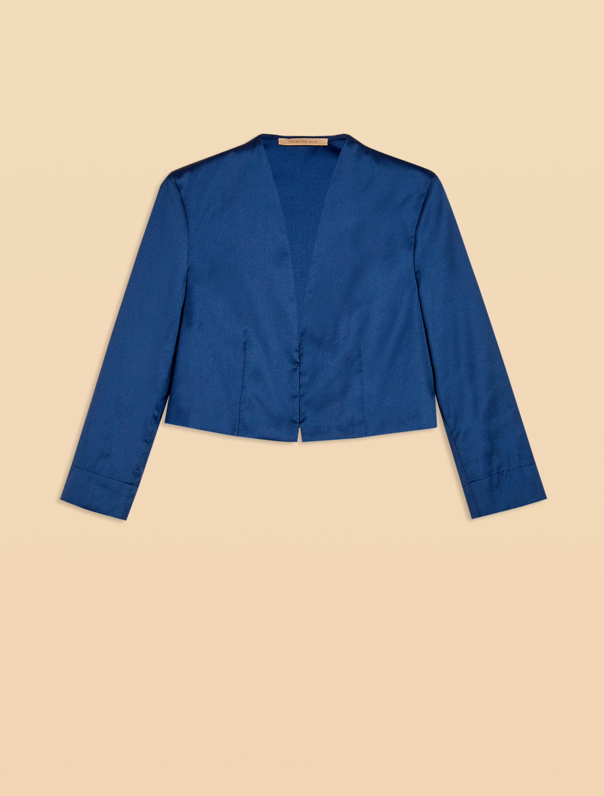 Taffeta bolero jacket, navy blue - Pennyblack Taffeta bolero jacket - navy blue - pennyblack