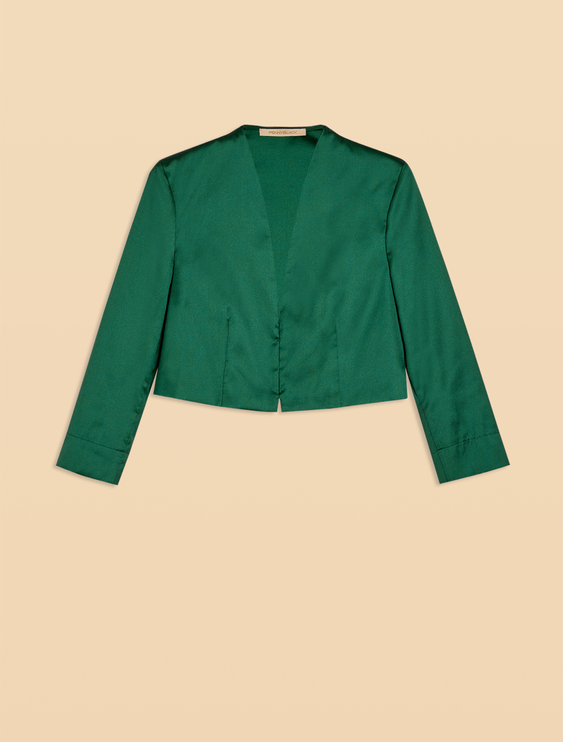 Taffeta bolero jacket, emerald green - Pennyblack Taffeta bolero jacket - emerald green - pennyblack