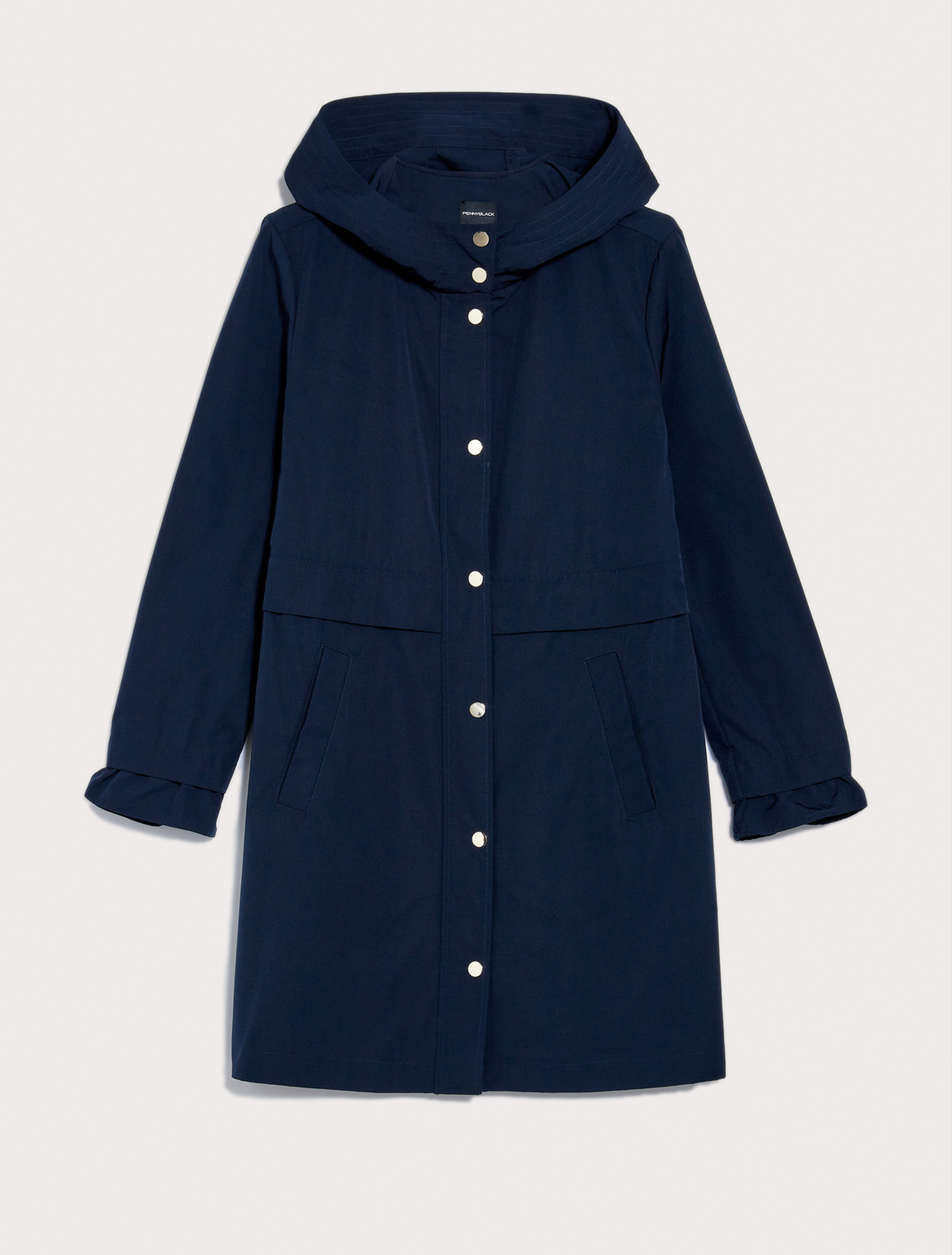 Technical cotton parka, midnight blue - Pennyblack Technical cotton parka - midnight blue - pennyblack