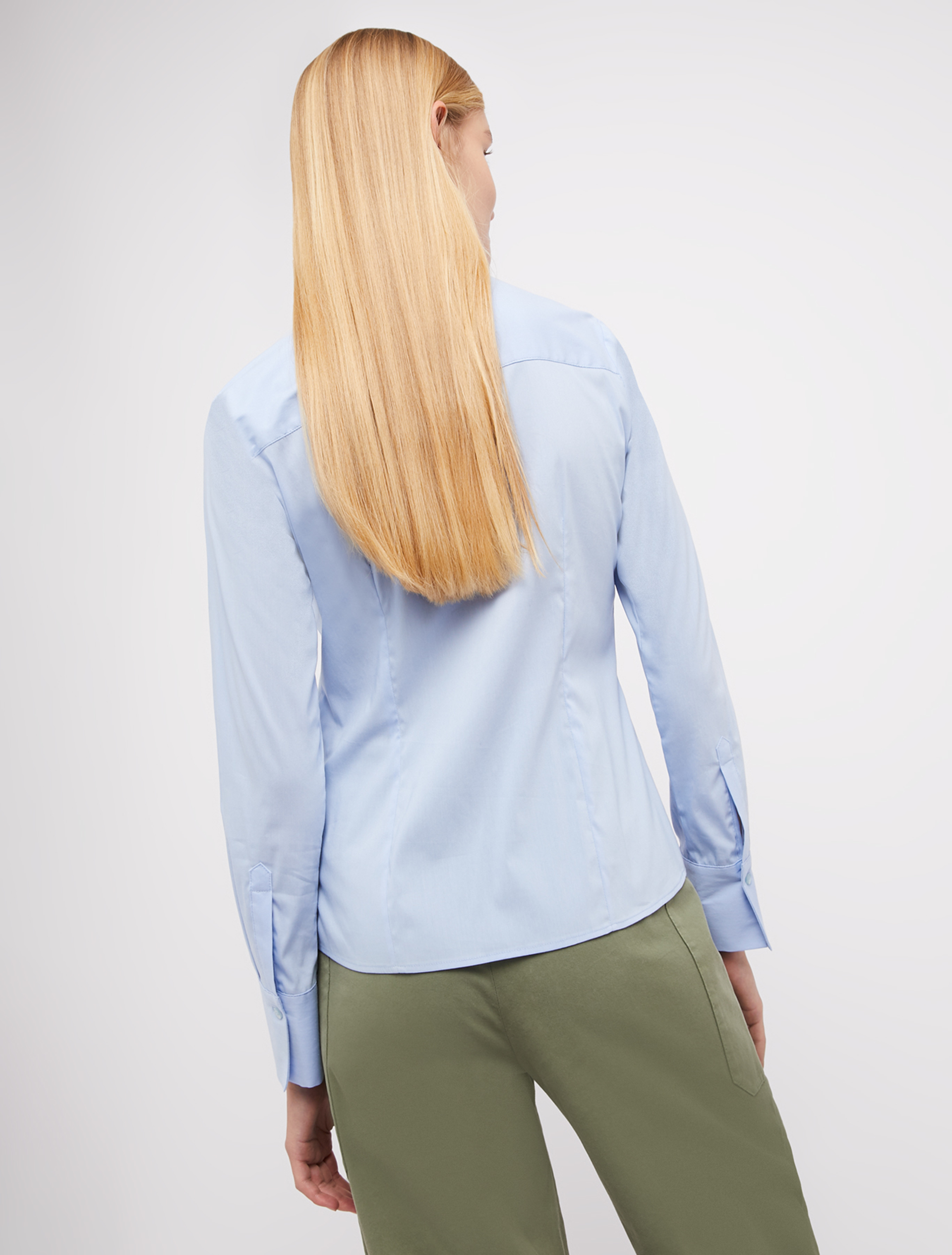 Slim poplin shirt, light blue - Pennyblack Slim poplin shirt - light blue - pennyblack