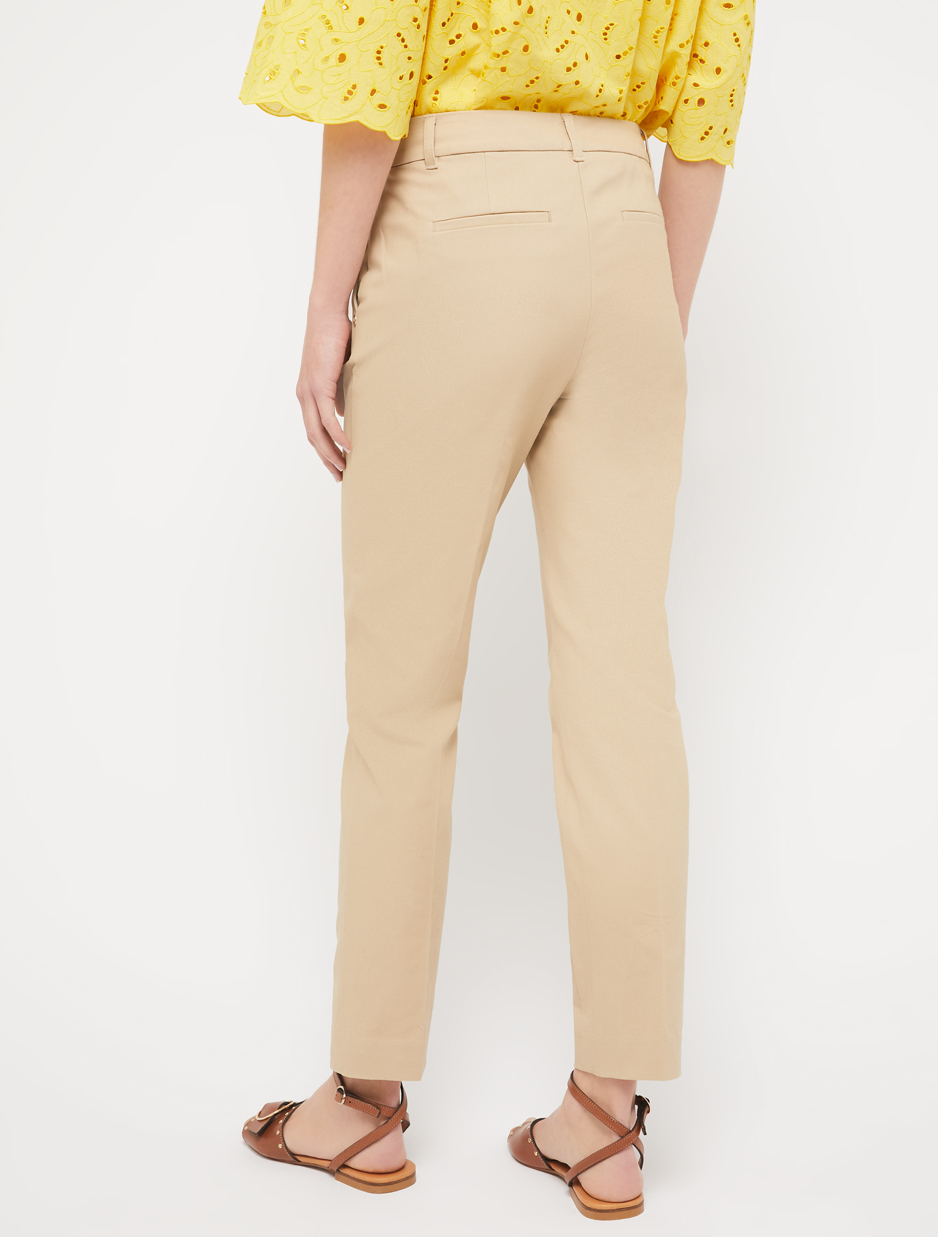 Cotton twill trousers, beige - Pennyblack Cotton twill trousers - beige - pennyblack