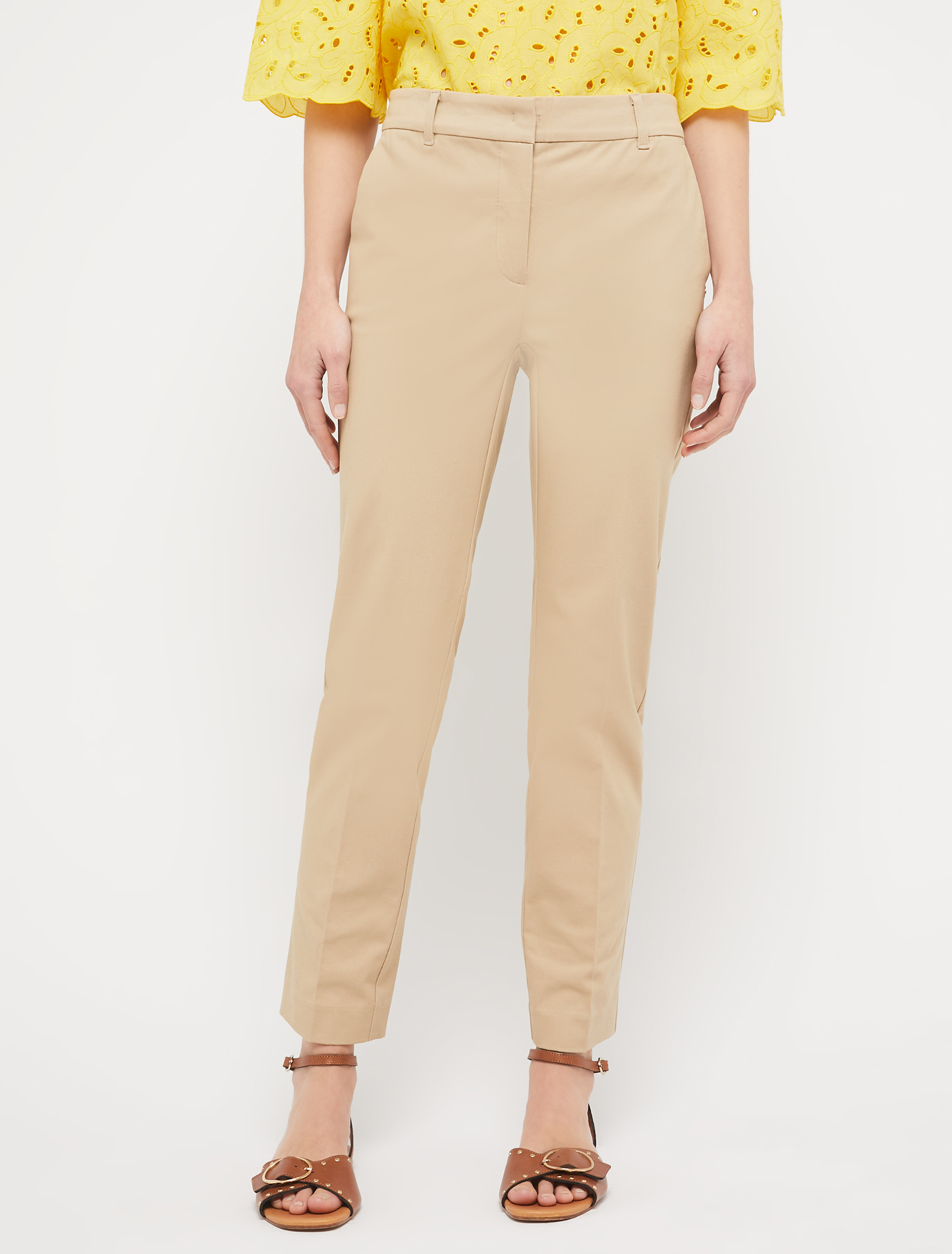 Cotton twill trousers, beige - Pennyblack Cotton twill trousers - beige - pennyblack