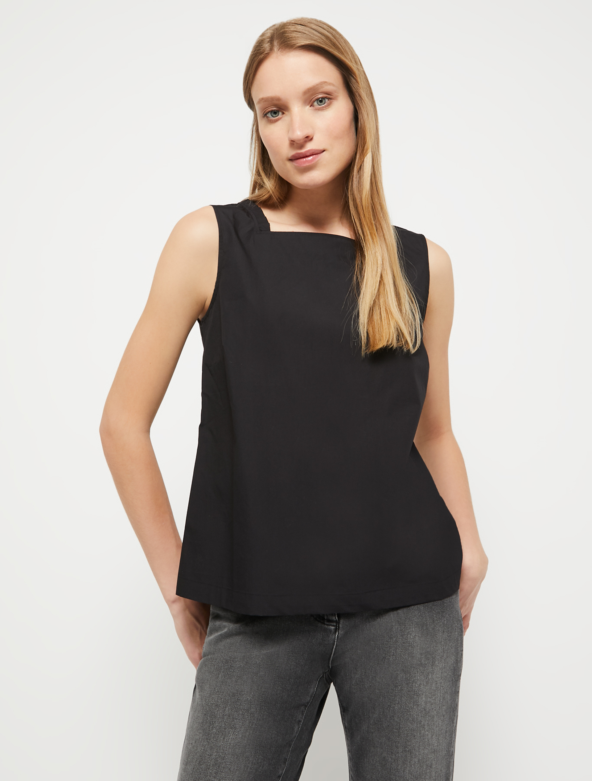Cotton-poplin top, black - Pennyblack Cotton-poplin top - black - pennyblack