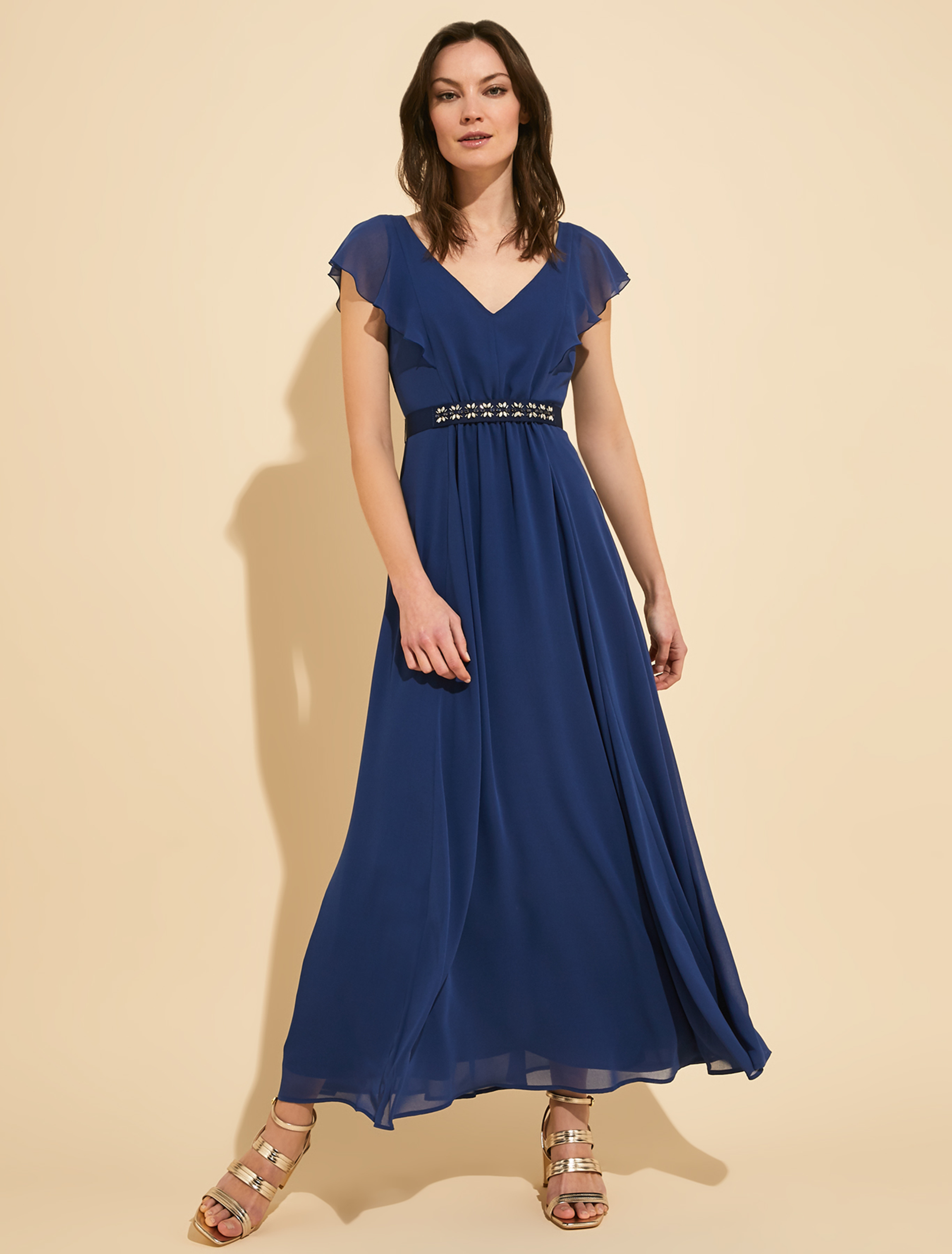 Georgette maxi dress, navy blue - Pennyblack Georgette maxi dress - navy blue - pennyblack