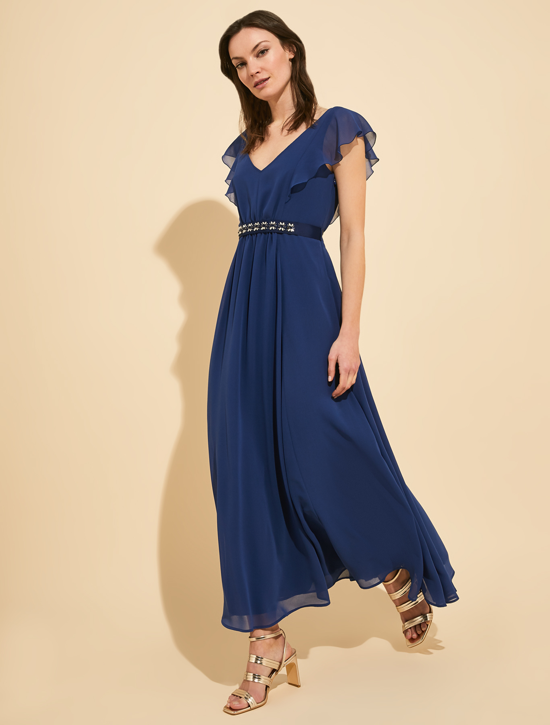 Georgette maxi dress, navy blue - Pennyblack Georgette maxi dress - navy blue - pennyblack