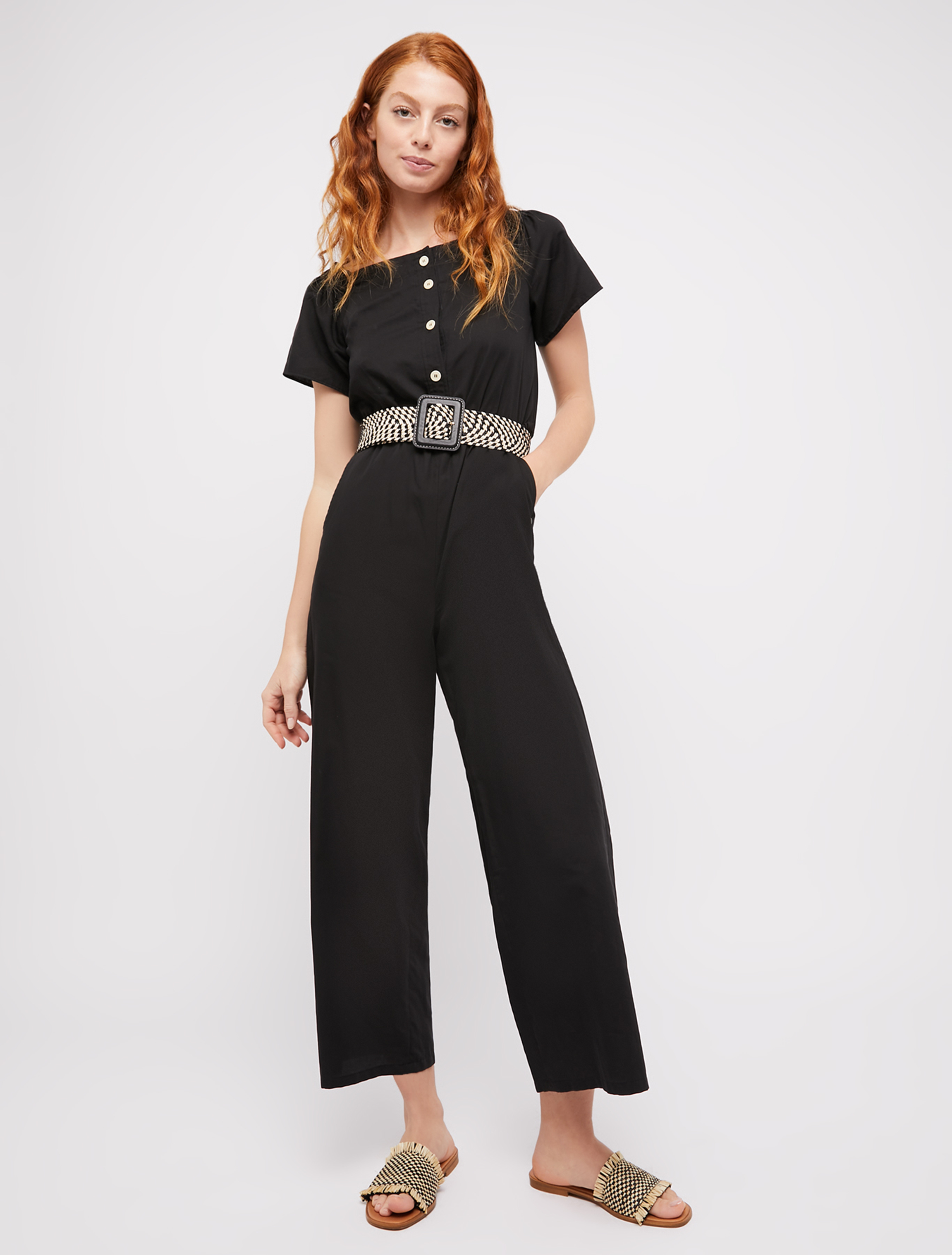 Lightweight twill jumpsuit, black - Pennyblack Lightweight twill jumpsuit - black - pennyblack