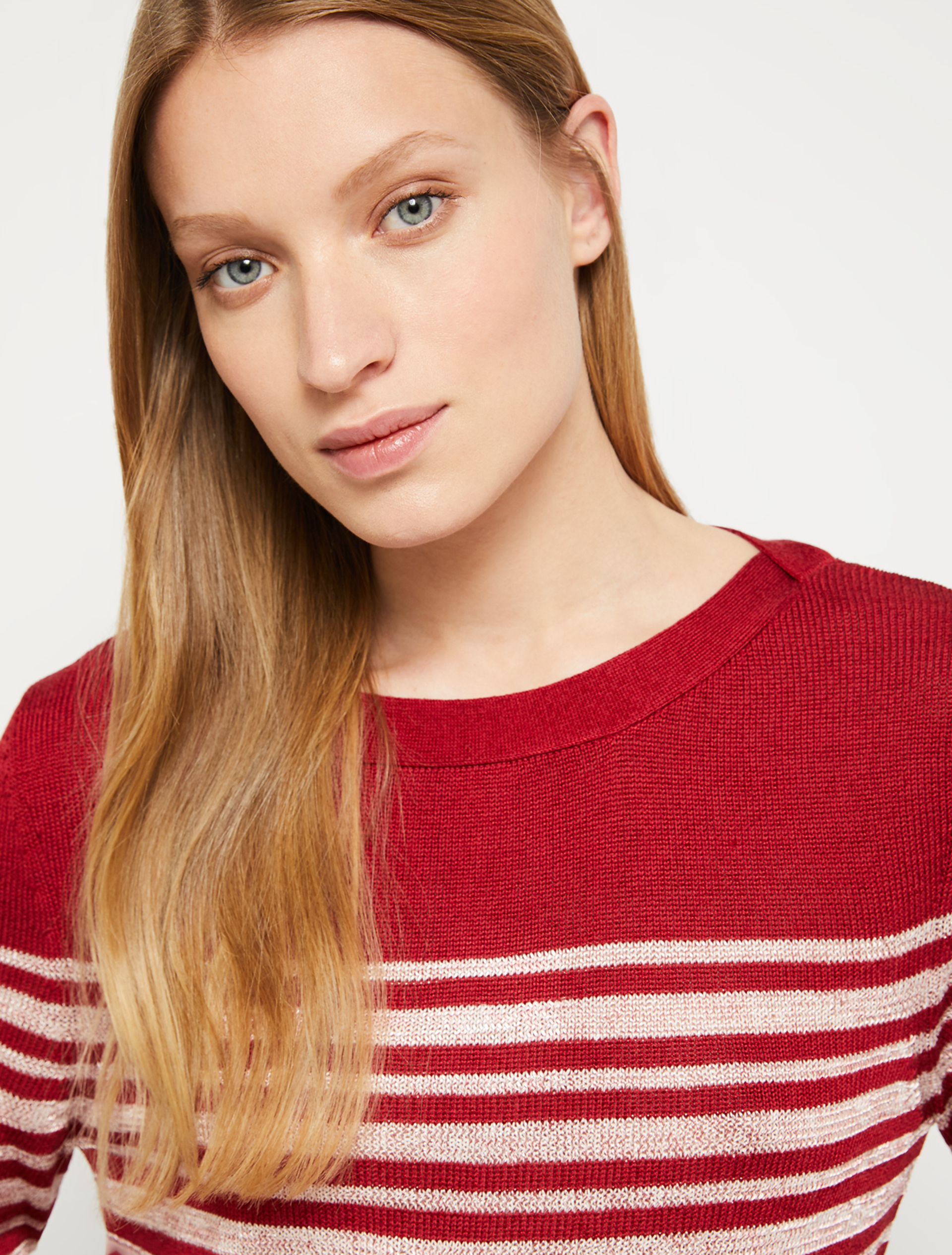 Cotton-blend marinière, red - Pennyblack Cotton-blend marinière - red - pennyblack