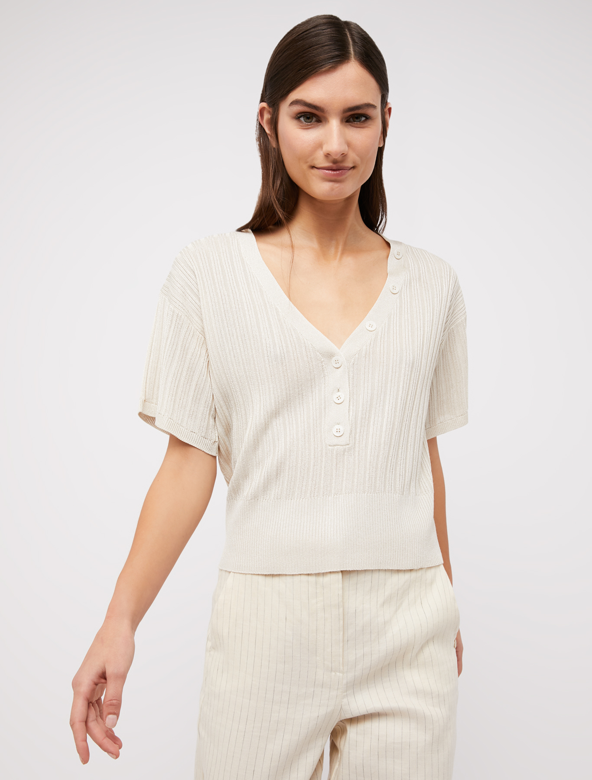 3D ribbed jumper, ivory - Pennyblack 3D ribbed jumper - ivory - pennyblack