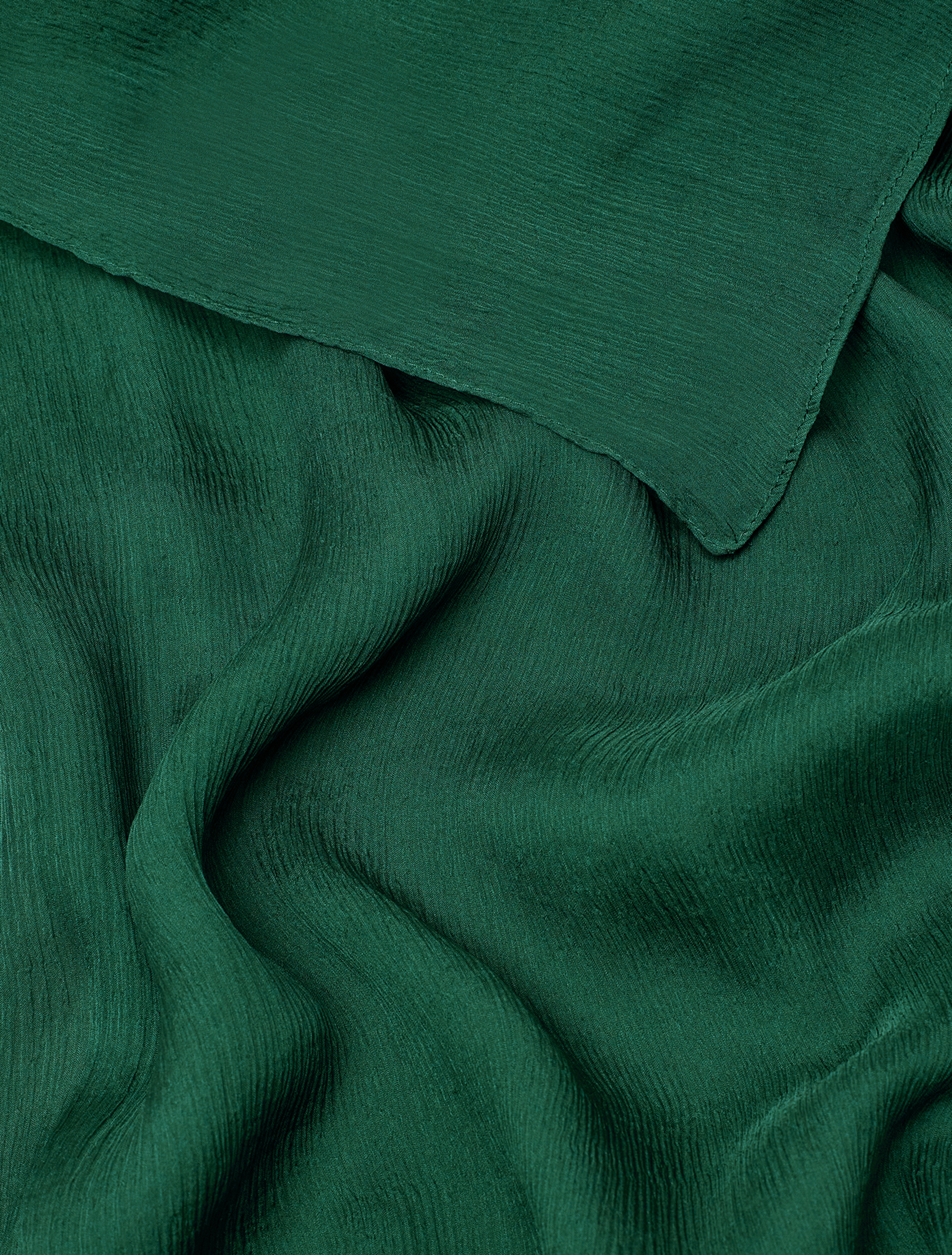 Silk crepon stole, green - Pennyblack Silk crepon stole - green - pennyblack