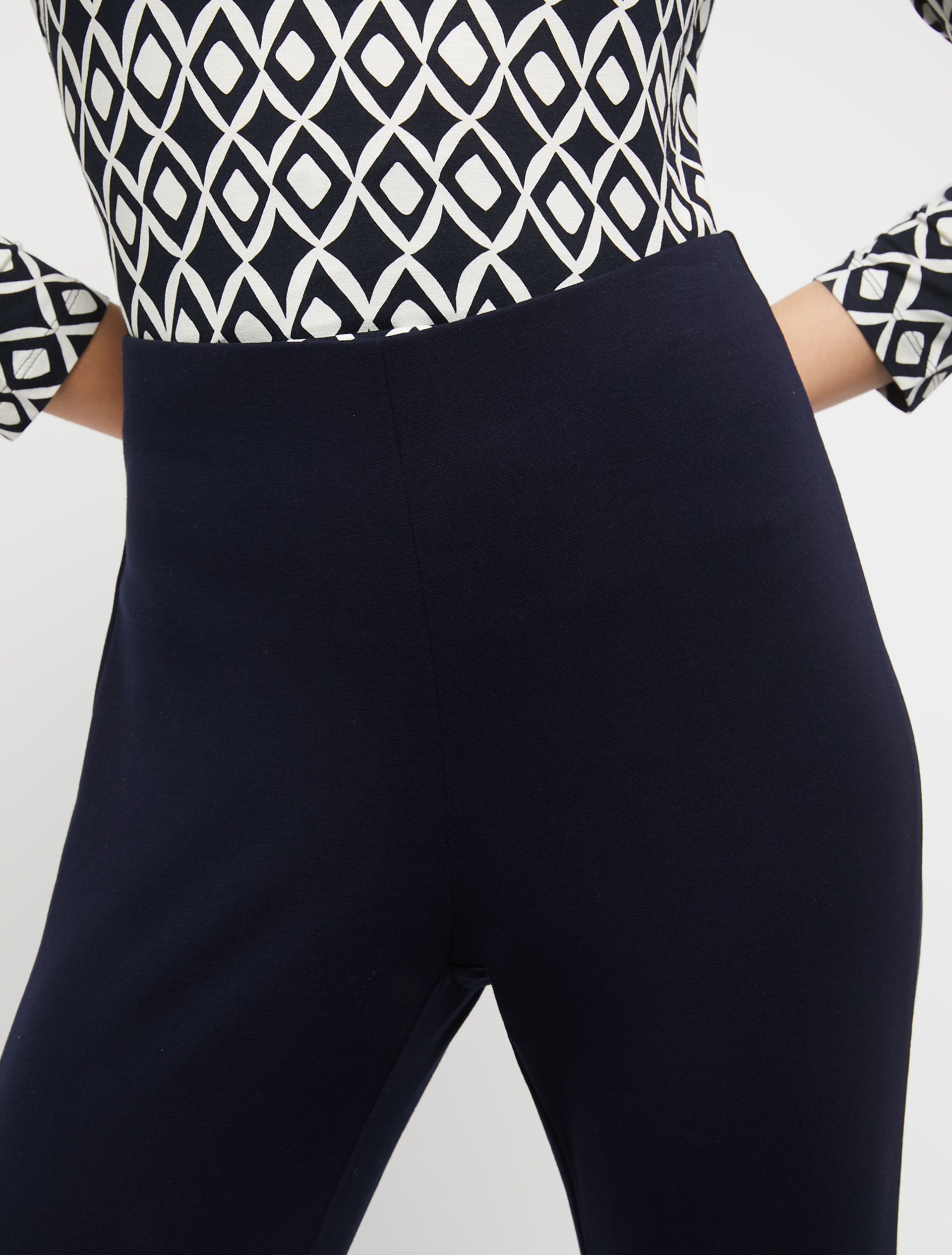 Jersey kick-flare trousers, navy blue - Pennyblack Jersey kick-flare trousers - navy blue - pennyblack