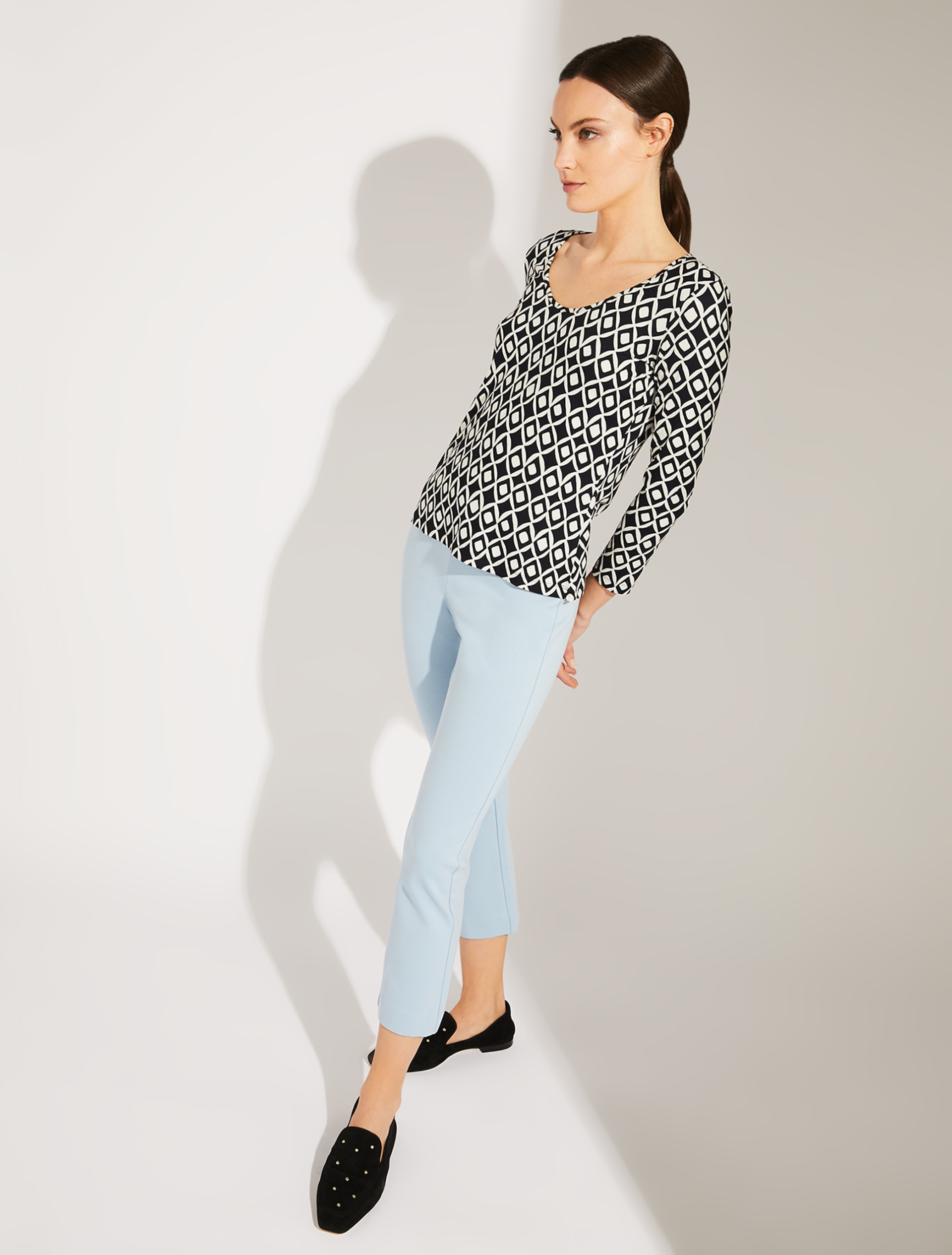 Jersey kick-flare trousers, sky blue - Pennyblack Jersey kick-flare trousers - sky blue - pennyblack