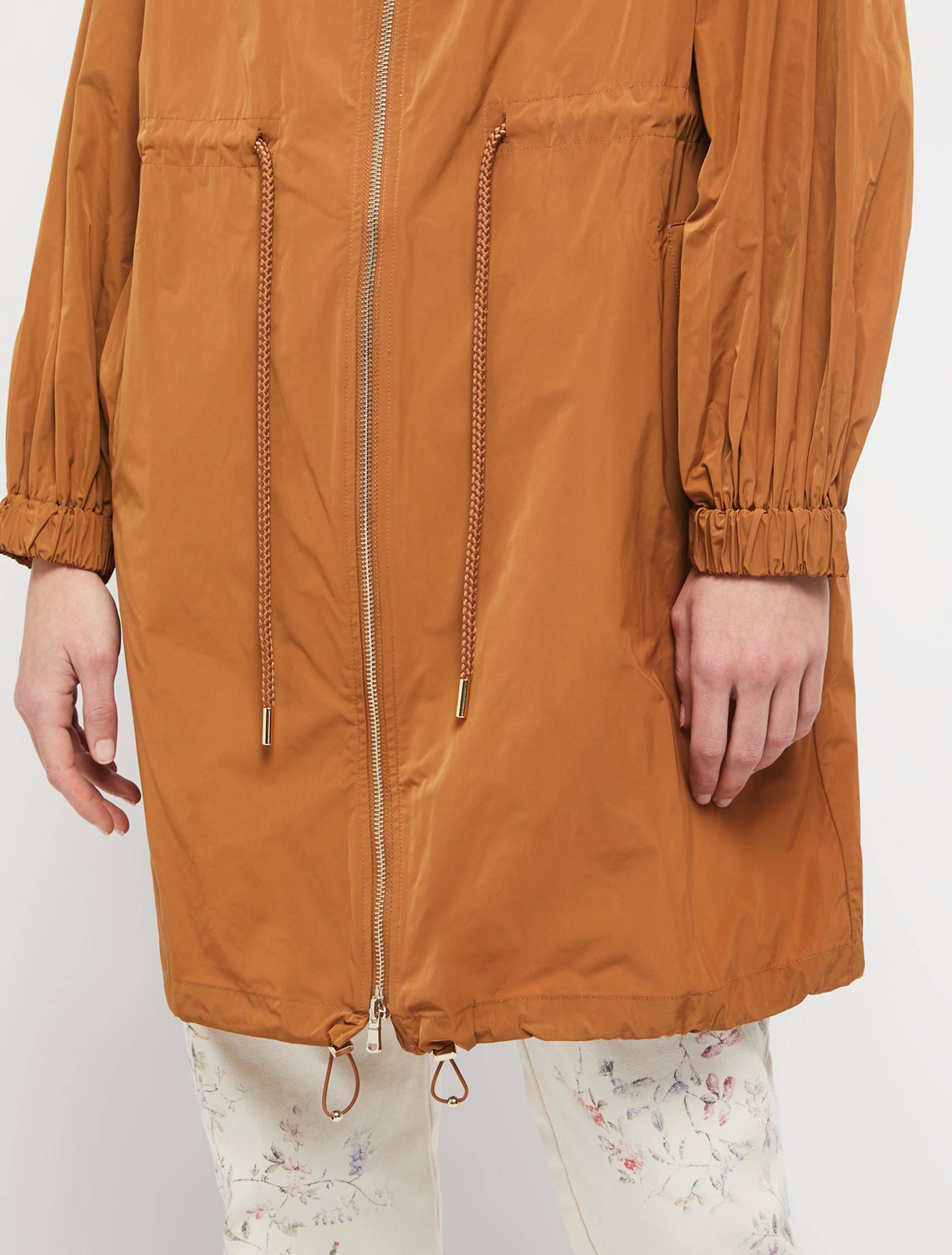 Lightweight parka in technical fabric, hazelnut - Pennyblack Lightweight parka in technical fabric - hazelnut - pennyblack