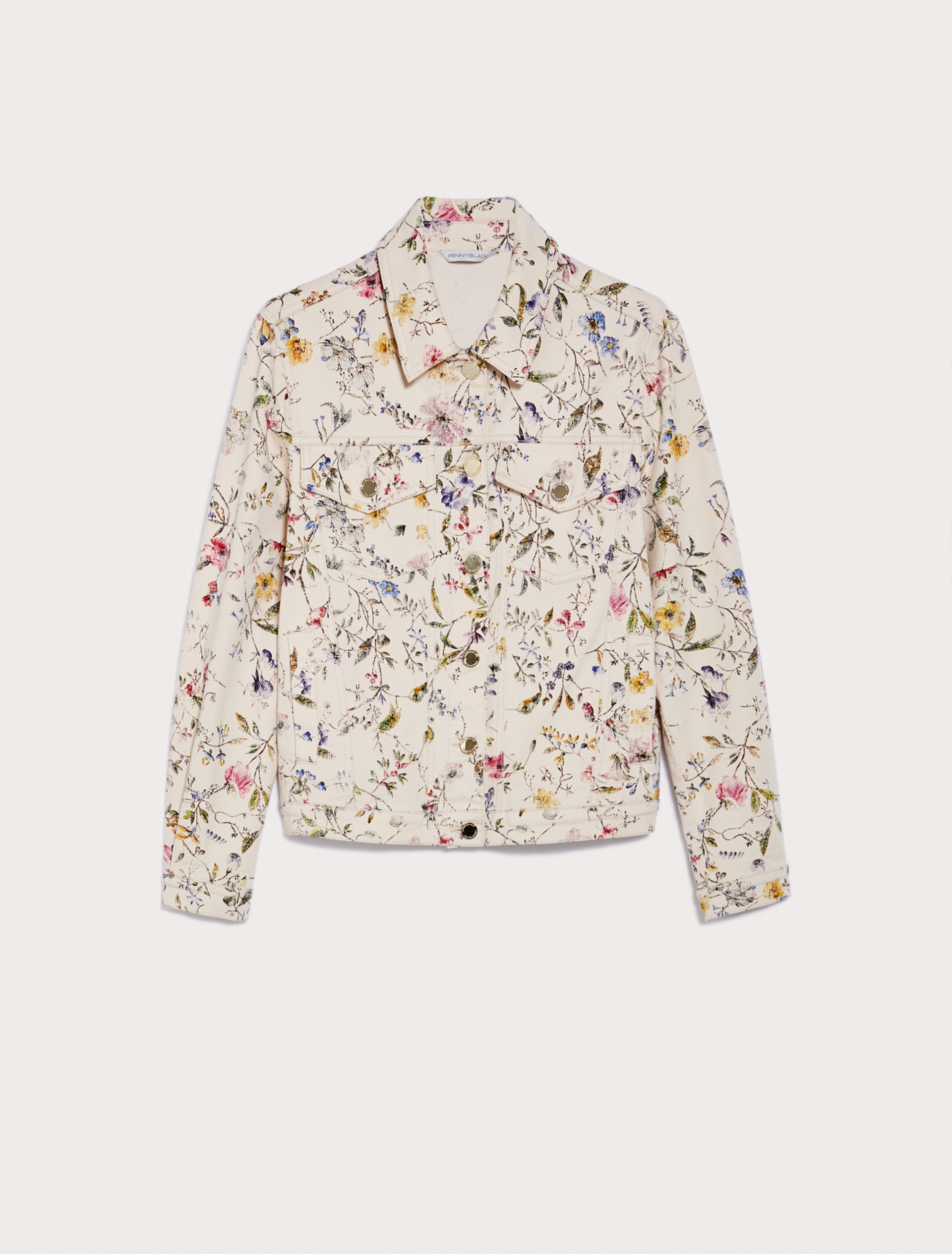 Botanical-patterned jacket, ivory pattern - Pennyblack Botanical-patterned jacket - ivory pattern - pennyblack