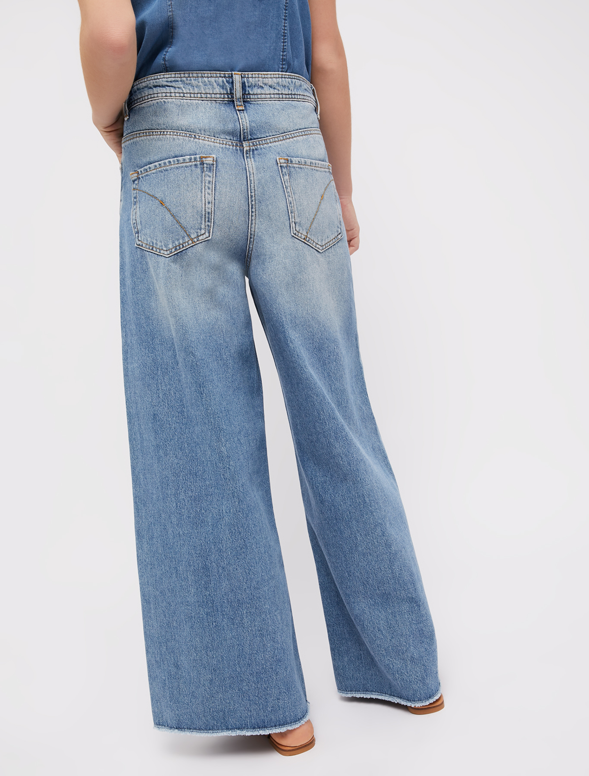 Faded palazzo jeans, midnight blue - Pennyblack Faded palazzo jeans - midnight blue - pennyblack