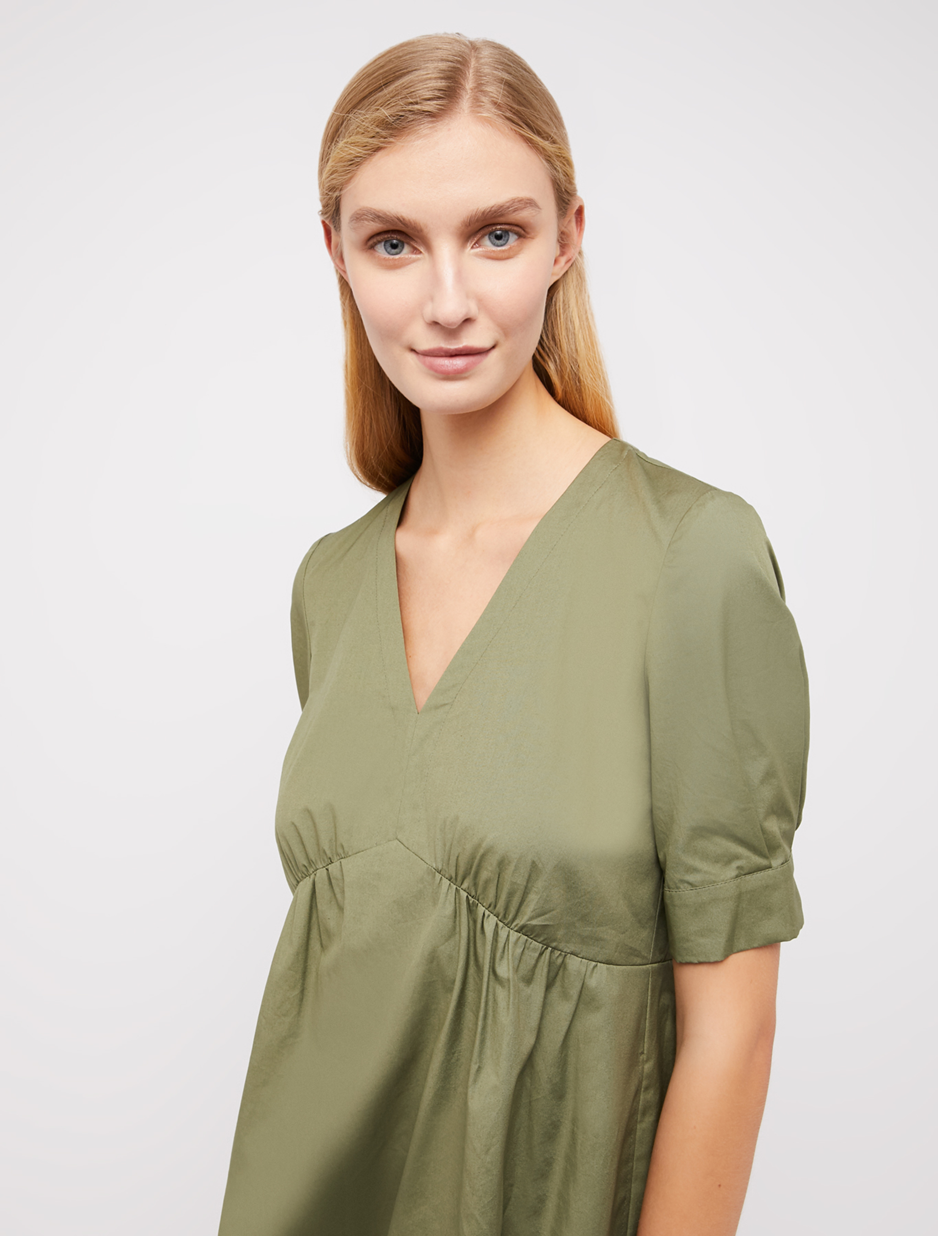 Cotton poplin dress, khaki green - Pennyblack Cotton poplin dress - khaki green - pennyblack