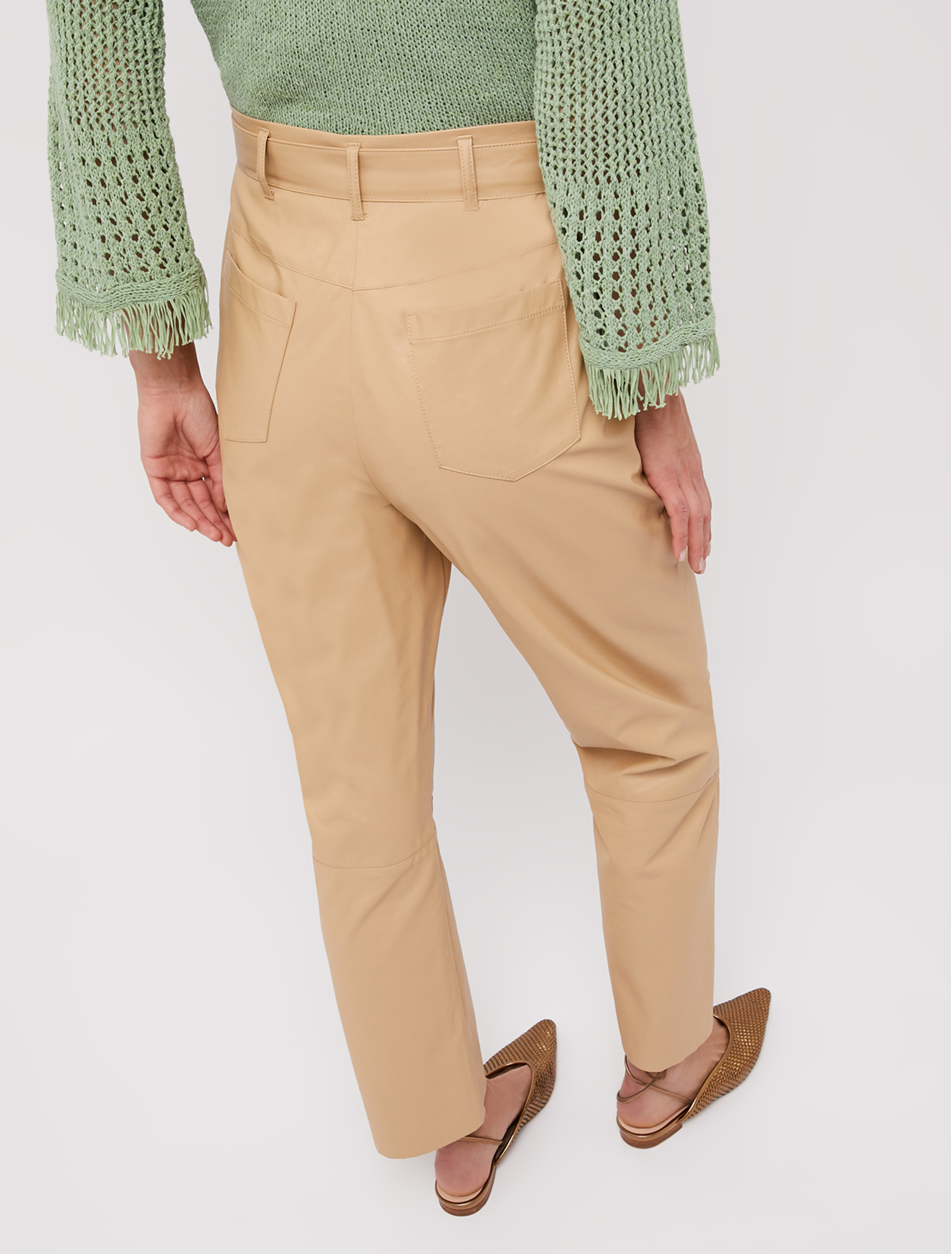 Coated-jersey trousers, brown - Pennyblack Coated-jersey trousers - brown - pennyblack