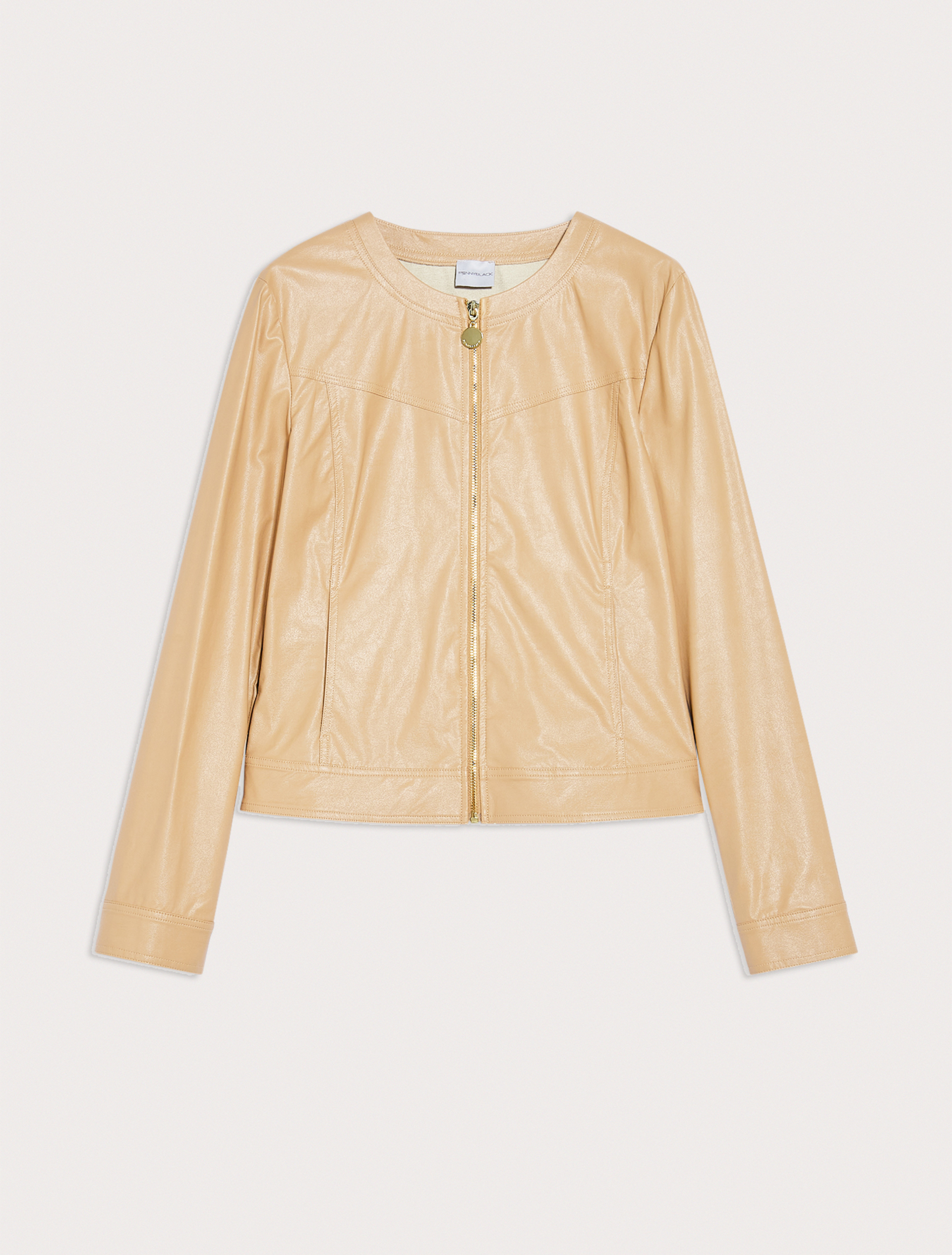Coated jersey jacket, brown - Pennyblack Coated jersey jacket - brown - pennyblack