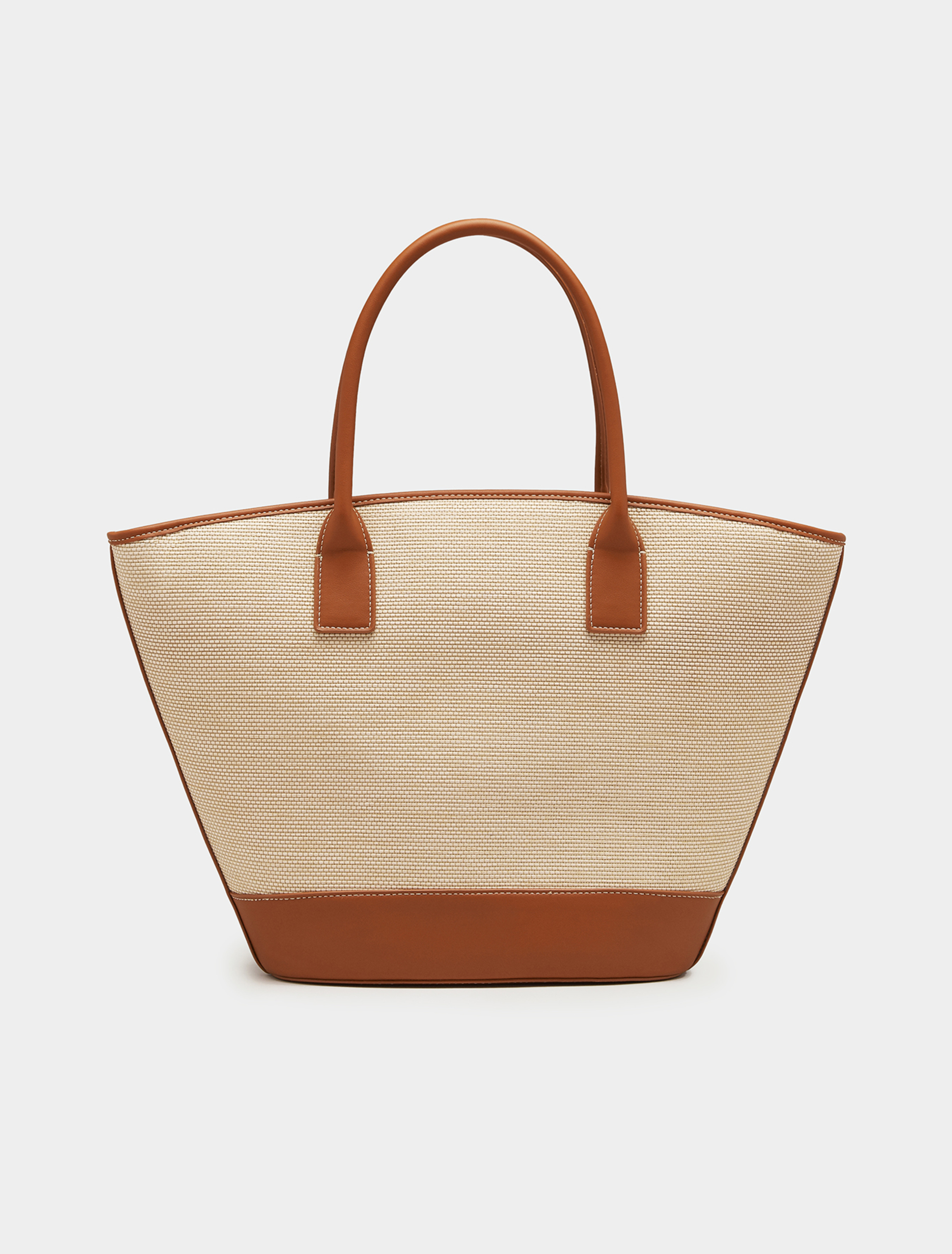 Tote bag a trapezio, cuoio - Pennyblack Tote bag a trapezio - cuoio - pennyblack