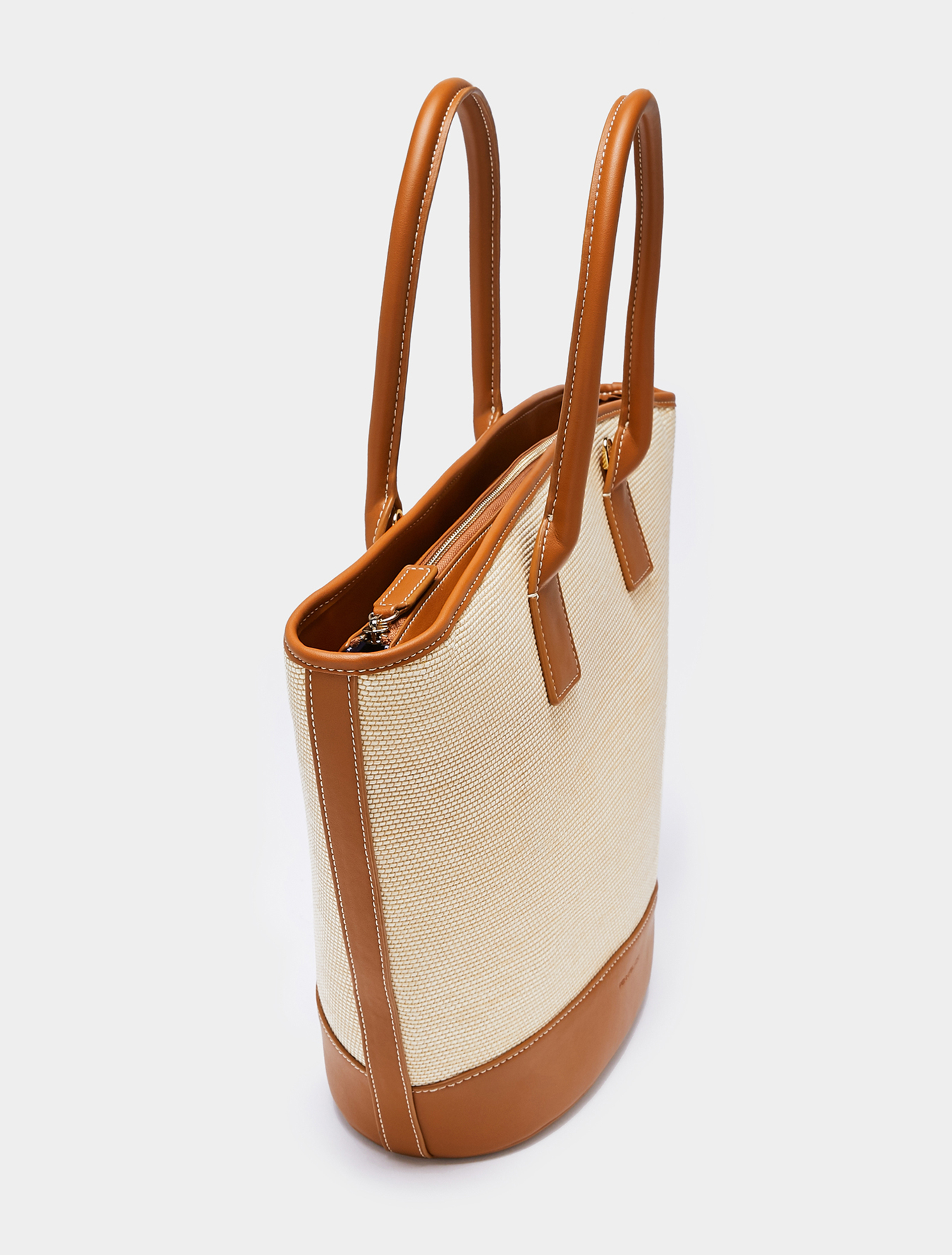 Tote bag a trapezio, cuoio - Pennyblack Tote bag a trapezio - cuoio - pennyblack