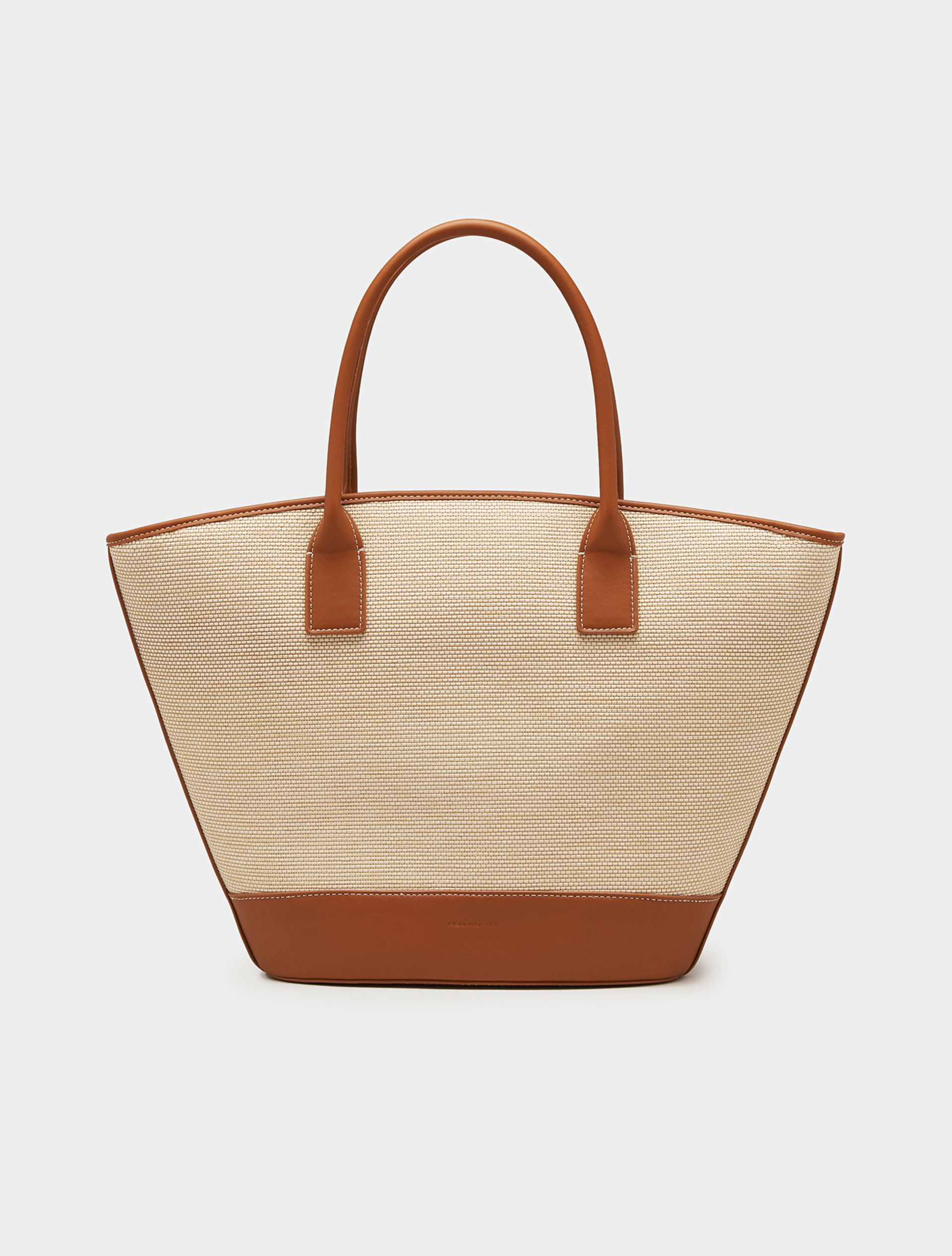 Tote bag a trapezio, cuoio - Pennyblack Tote bag a trapezio - cuoio - pennyblack