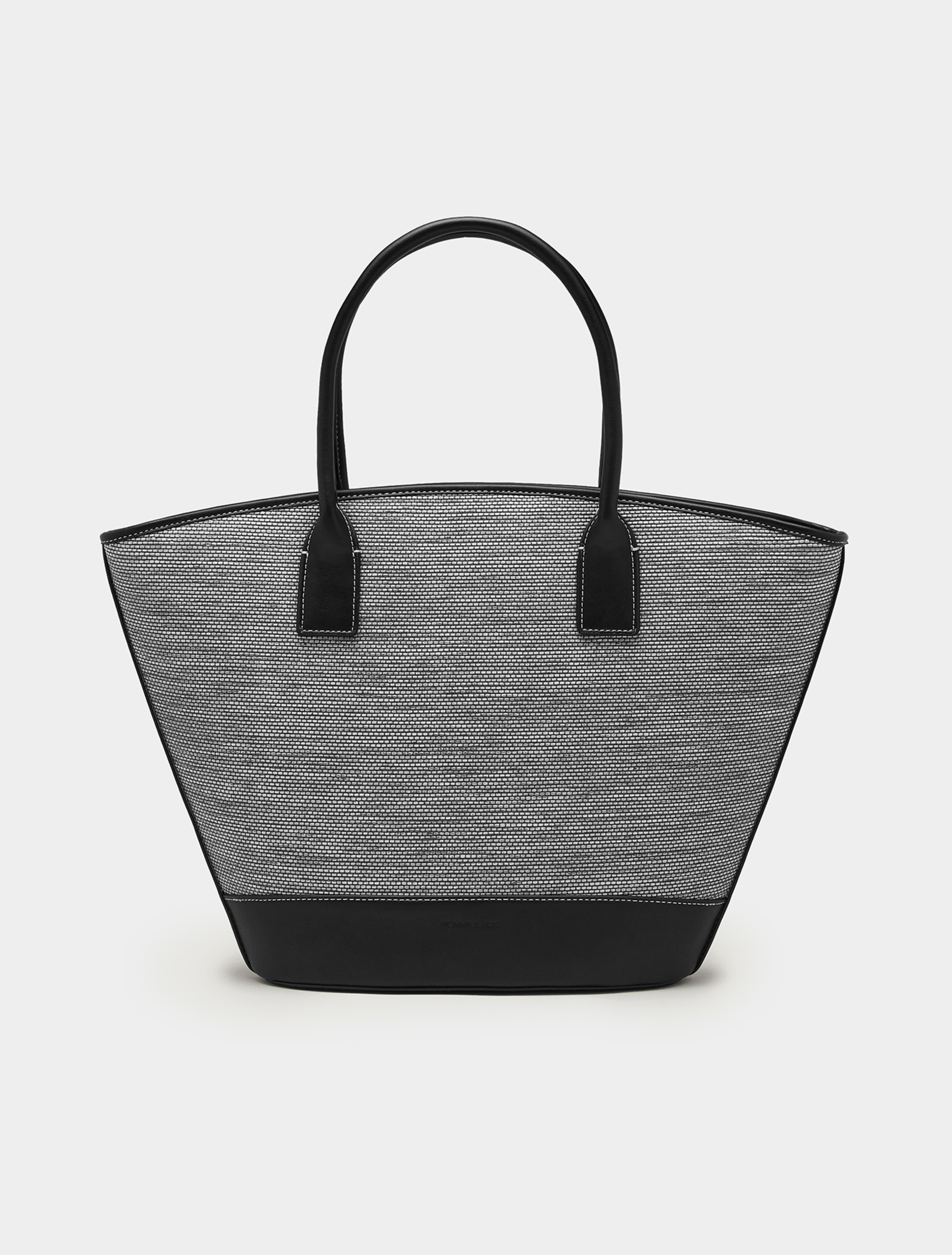 Trapezoid-shaped tote bag, black - Pennyblack Trapezoid-shaped tote bag - black - pennyblack