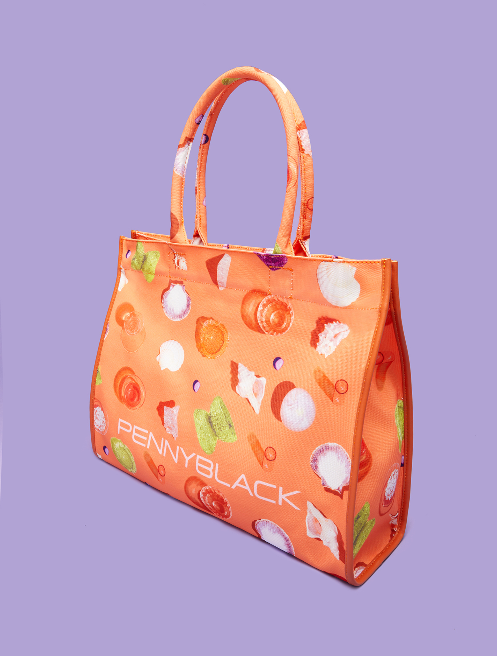 Canvas shopper bag, orange - Pennyblack Canvas shopper bag - orange - pennyblack