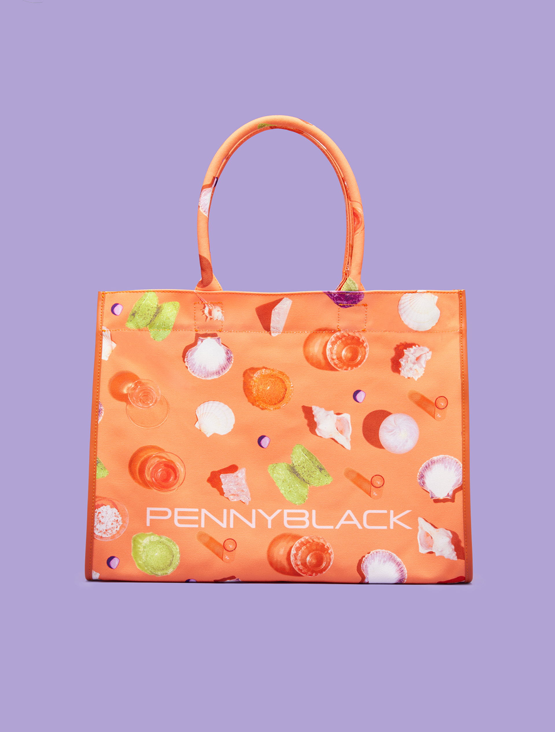 Canvas shopper bag, orange - Pennyblack Canvas shopper bag - orange - pennyblack