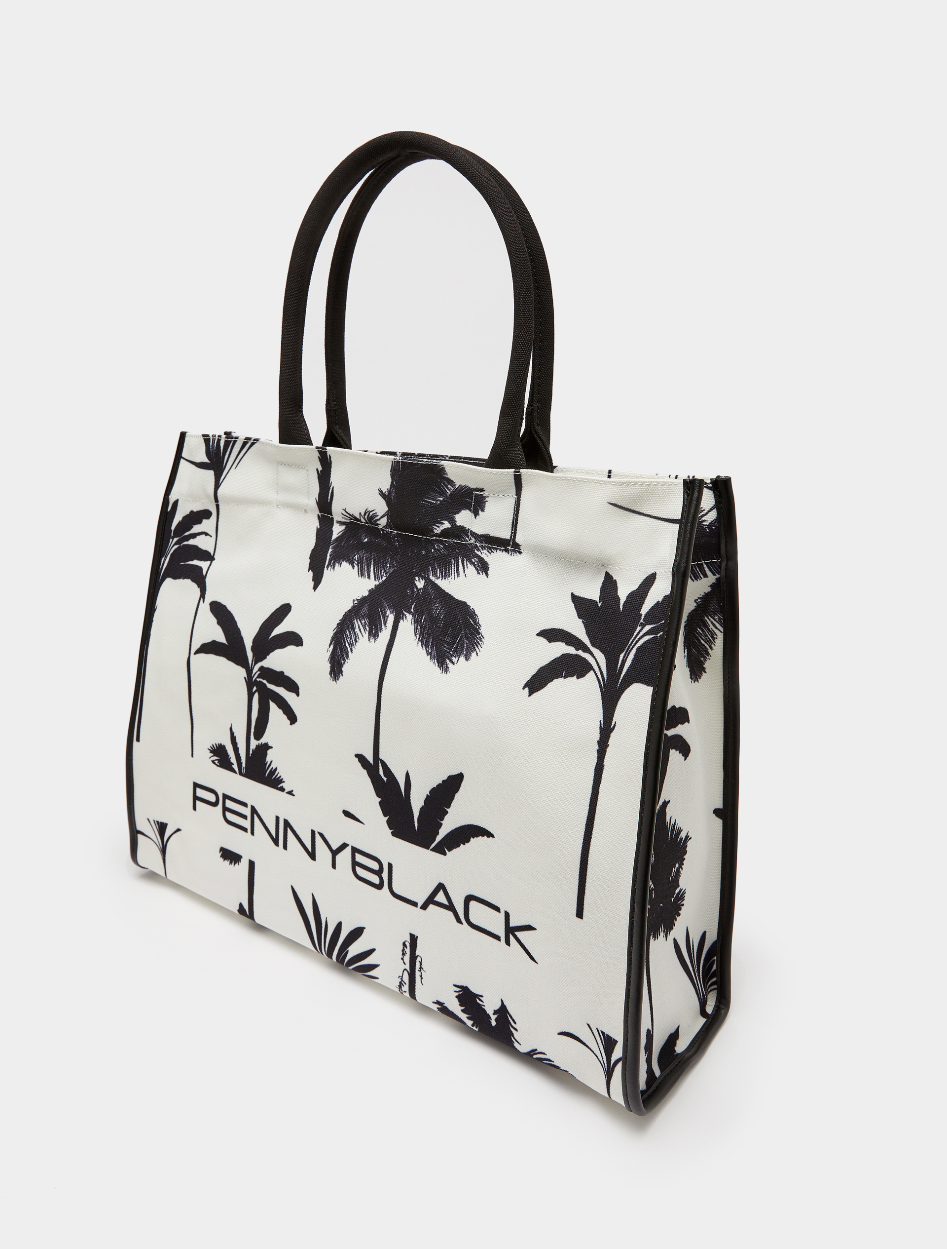 Canvas shopper bag, white - Pennyblack Canvas shopper bag - white - pennyblack