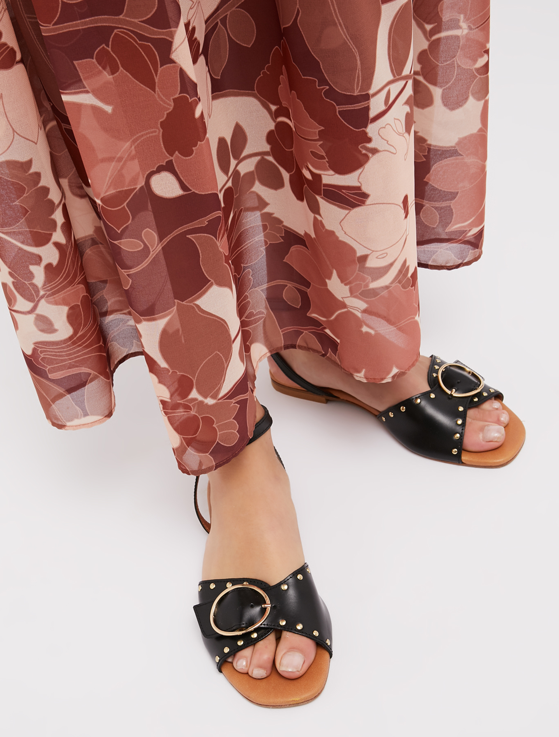 Studded leather sandals, black - Pennyblack Studded leather sandals - black - pennyblack