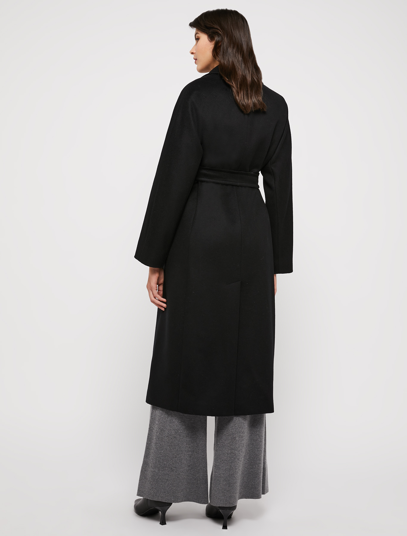 Wool drap midi coat, black | Pennyblack Wool drap midi coat - black - pennyblack