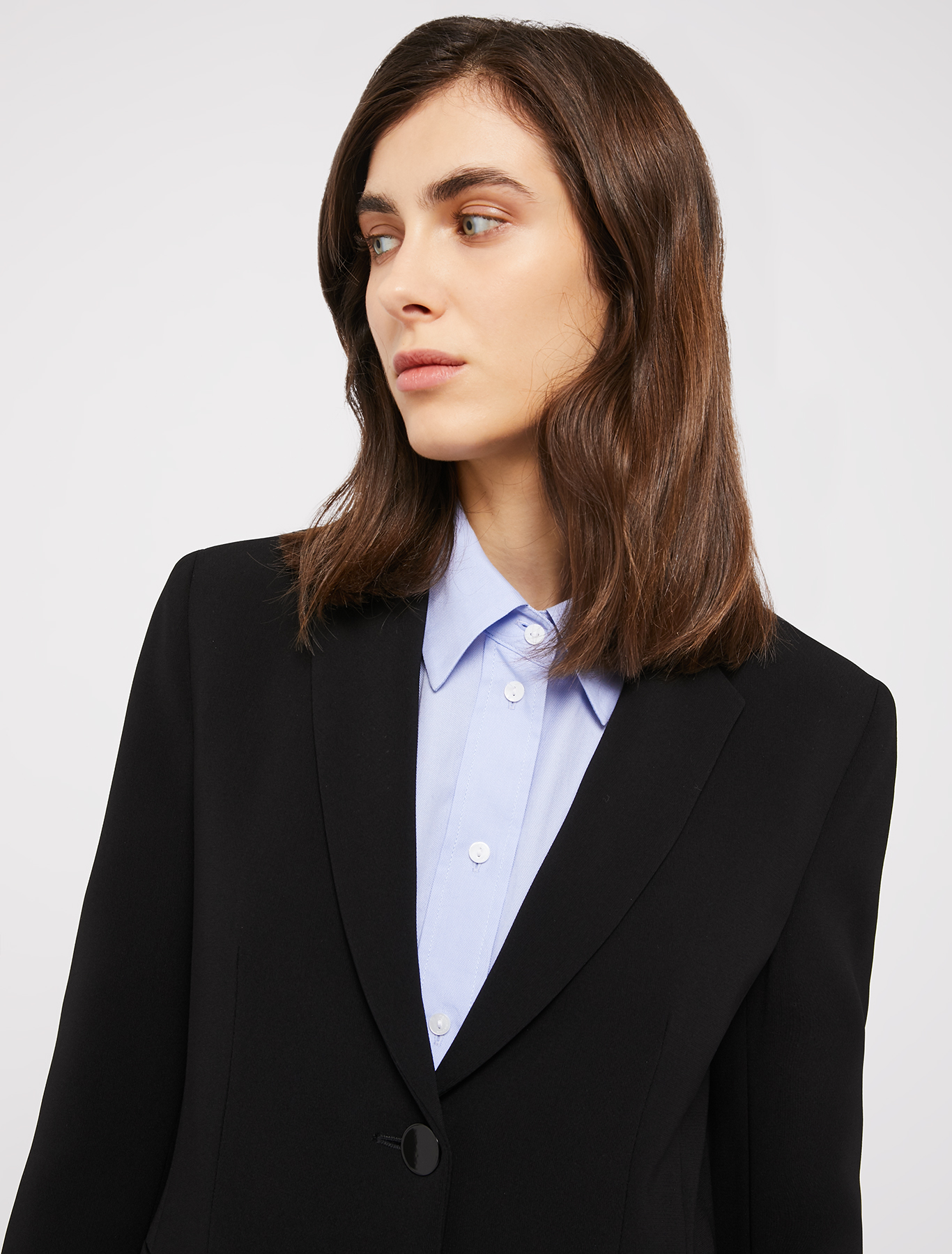 Blazer in flowing fabric, black | Pennyblack Blazer in flowing fabric - black - pennyblack
