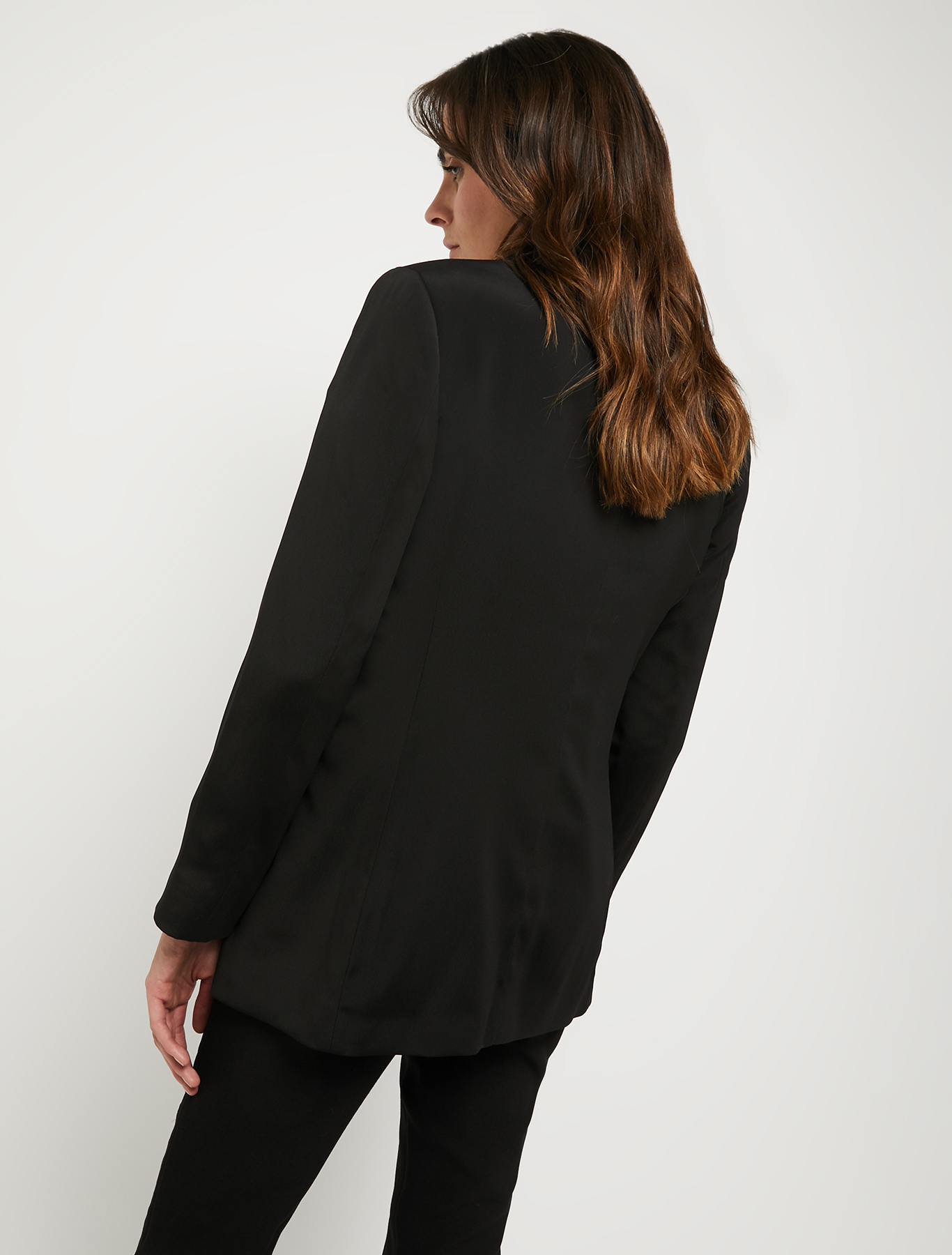 Envers satin blazer, black | Pennyblack Envers satin blazer - black - pennyblack